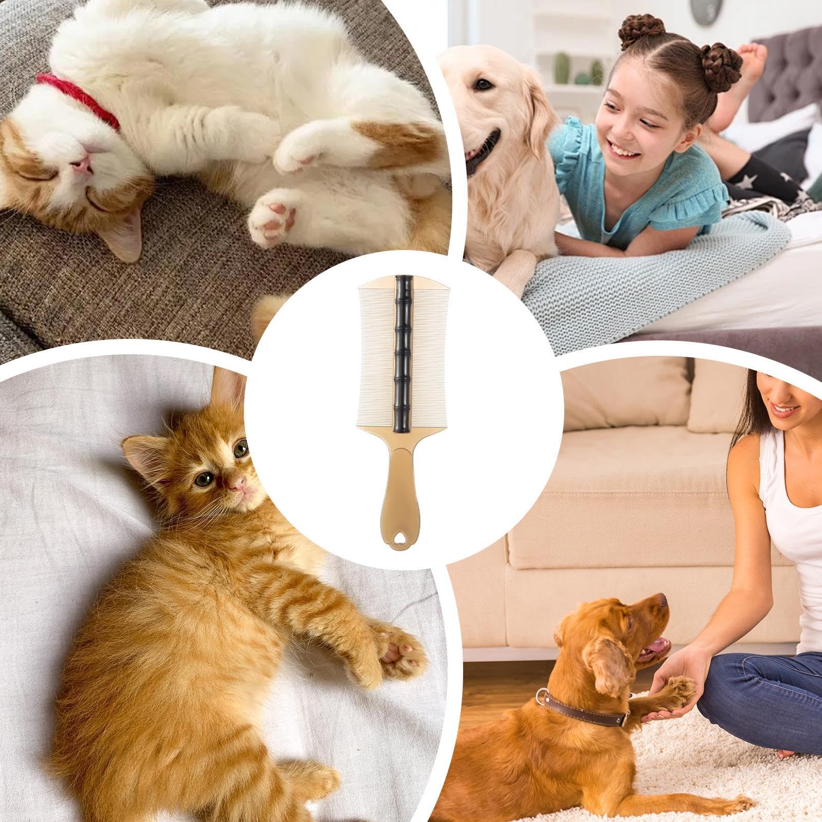 Peigne anti-puces pour chien, peigne anti-puces pour chatons | Peigne anti-puces polyvalent pour chien Peigne de toilettage,Peigne de toilettage pour animaux de compagnie Peigne de toilettage pour