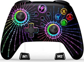 ALEEMTRY Switch Controller Wireless Controller Switch with RGB Joystick Programmable & Sync Buttons 1000 mAh Controller Switch for Switch/Lite/OLED