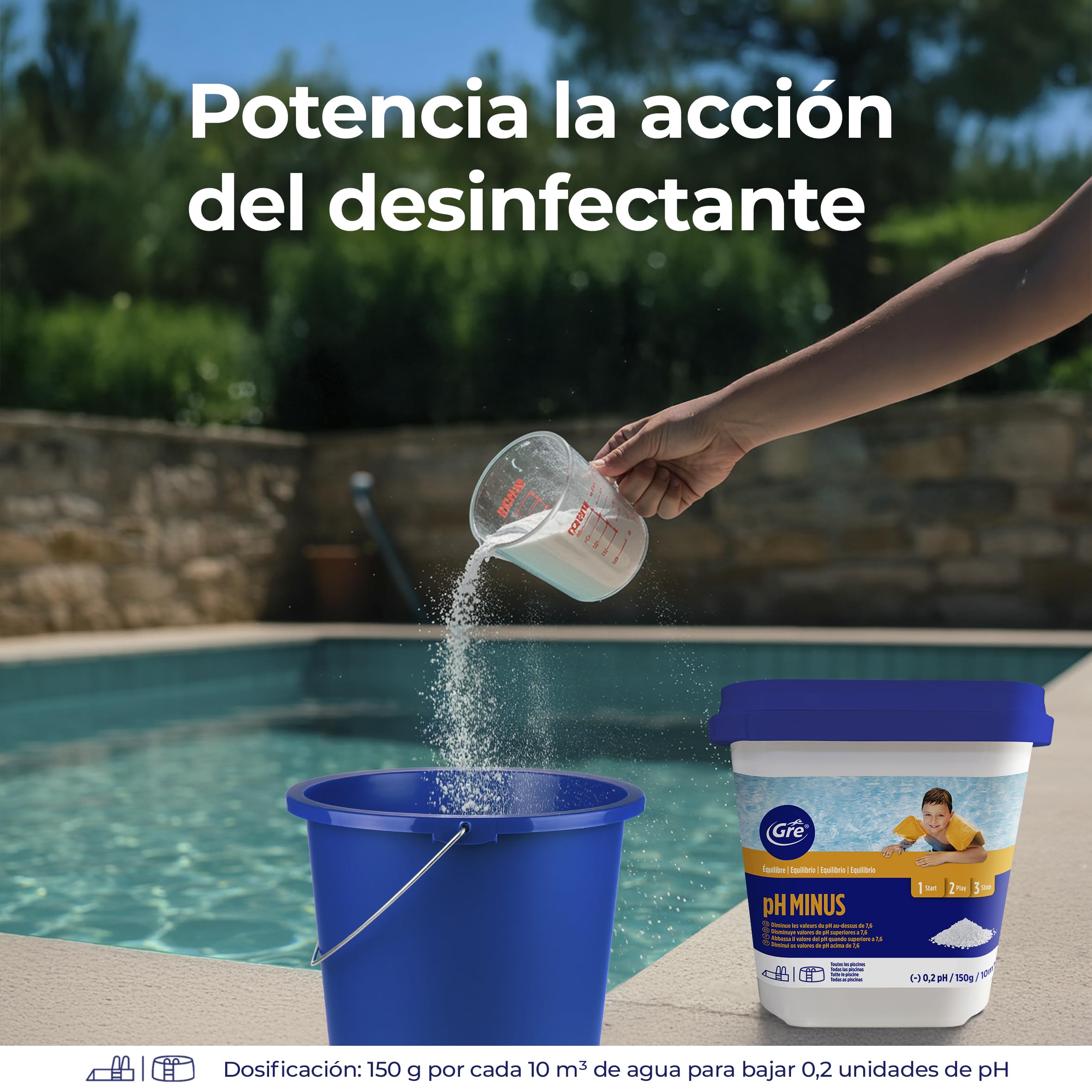 Gre 76002 - Minorador de pH granulado, 5 kg