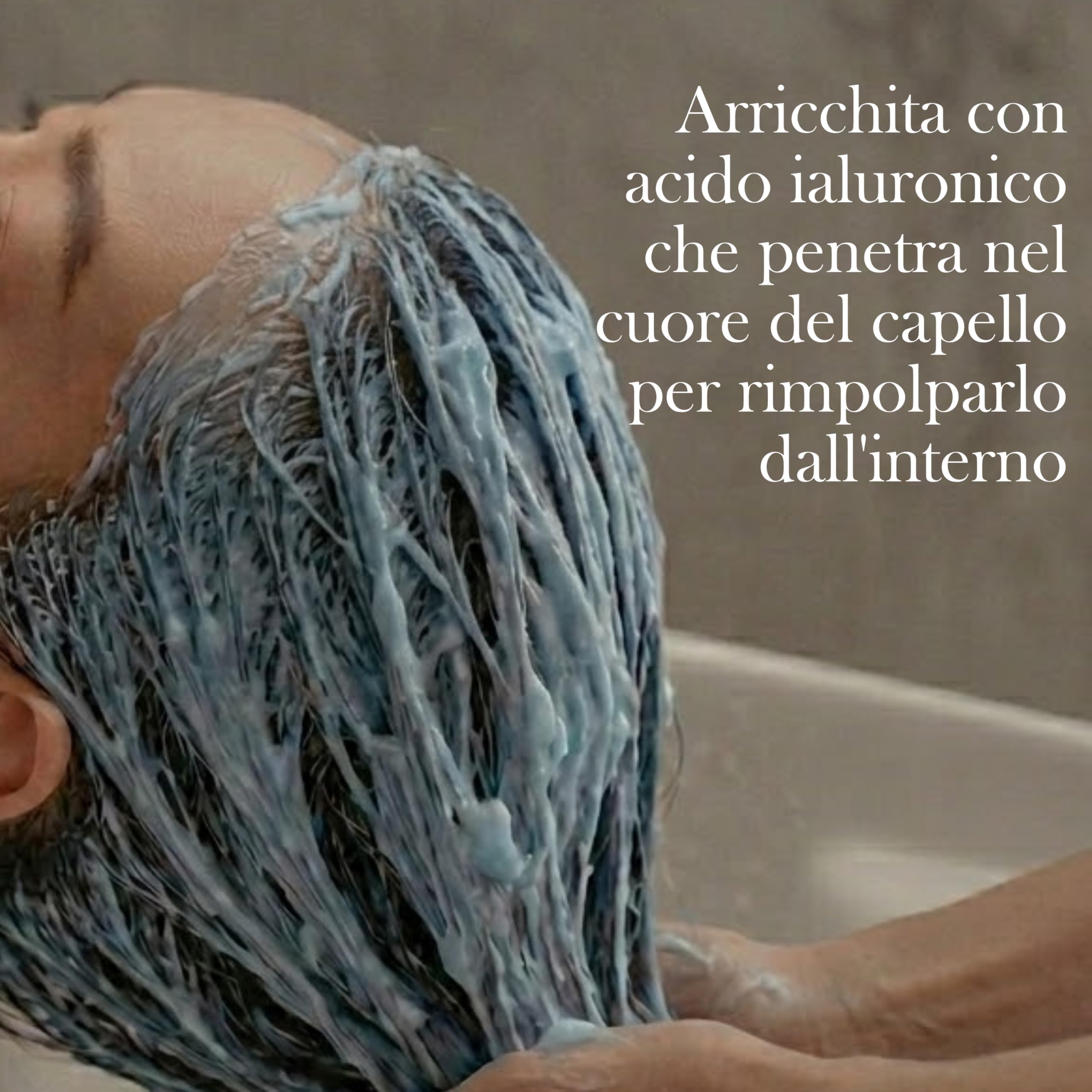 DEEP VOLUMIZING Linea Professionale Maschera Capelli Volumizzante 1000 ml – Capelli Fini e Senza Volume – Con Acido Ialuronico e Cheratina – Nutre e Districa Senza Appesantire – Uso Frequente