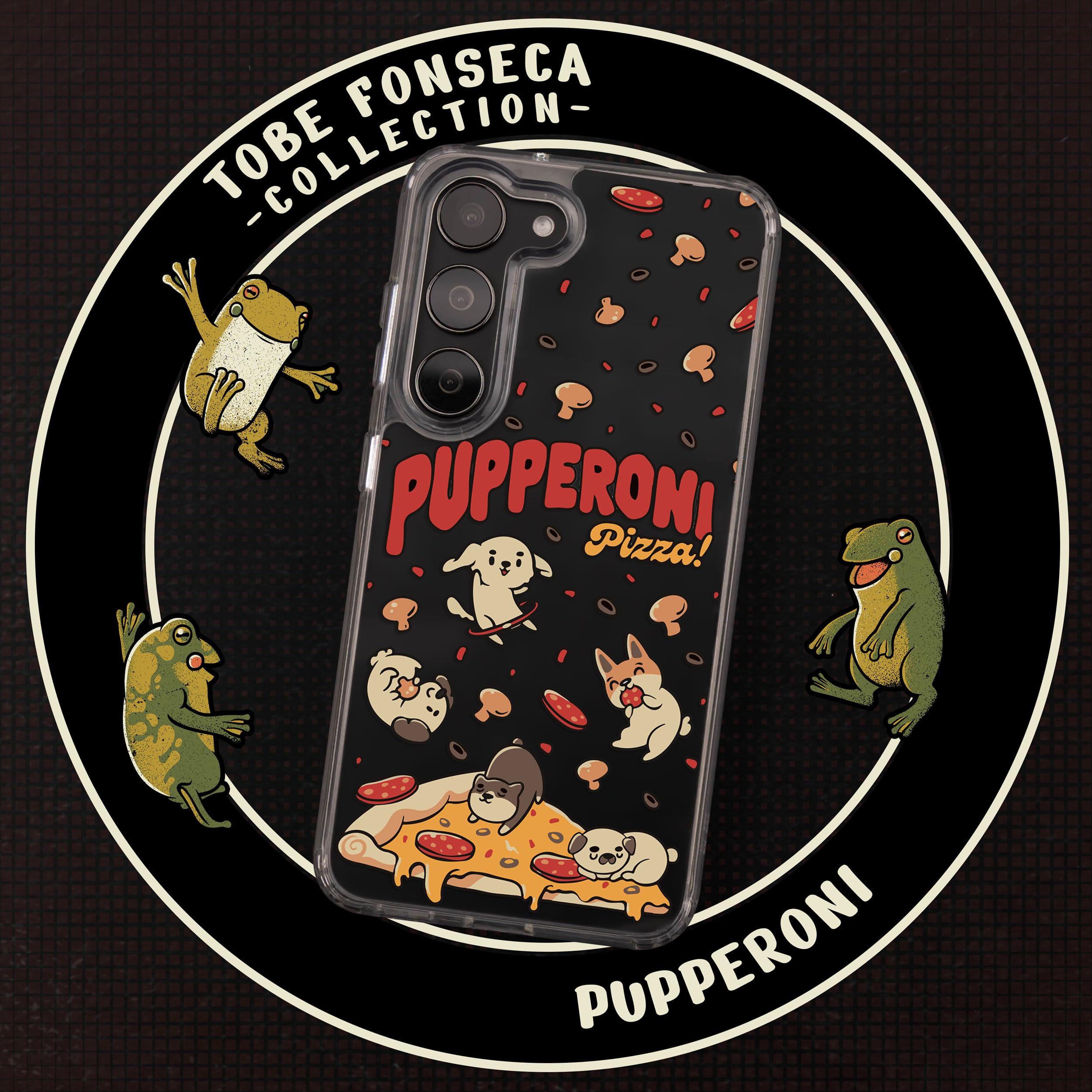 Affinity Bands X Tobe Fonseca HD Phone Case Compatible with Samsung Galaxy S23 Plus (Pupperoni)