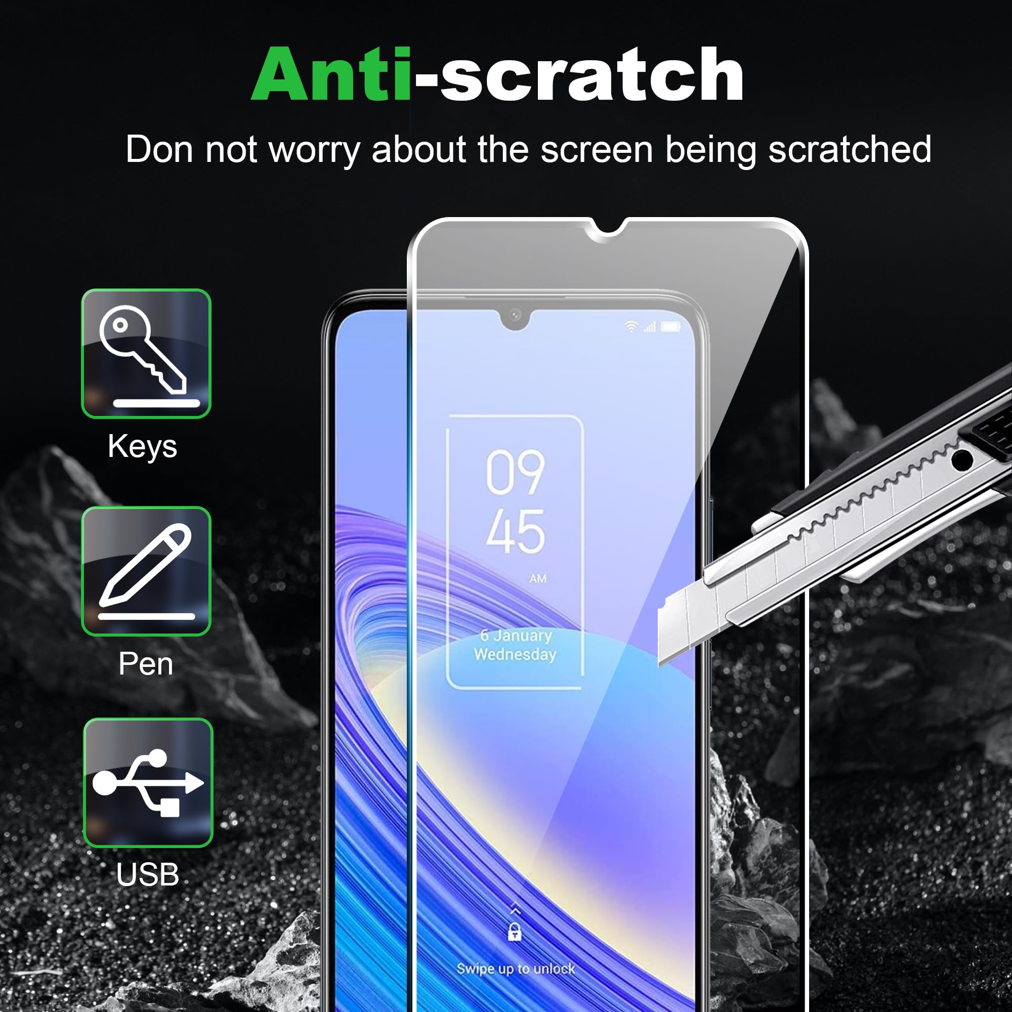 Protection écran Pour TCL Tab 10 Gen2 (10.36") Dureté 9H Sans Bulle