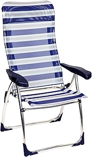 Crespo AL/215-M-17 - Sillón 6 pos.-Desmontable Multifibra, Color Azul