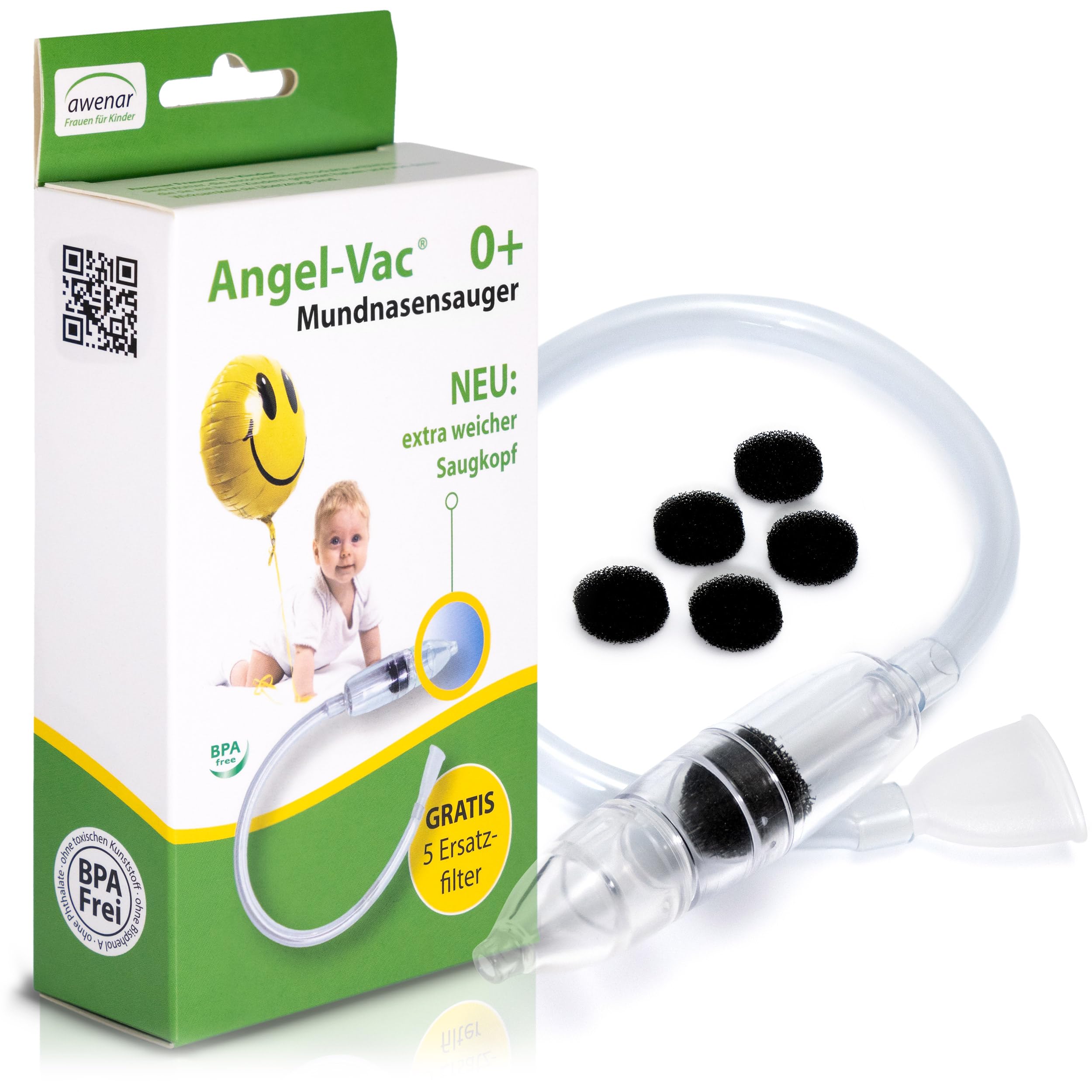 Nasensauger Baby - Tragbarer Nasenreiniger Mit Weicher Silikondüse