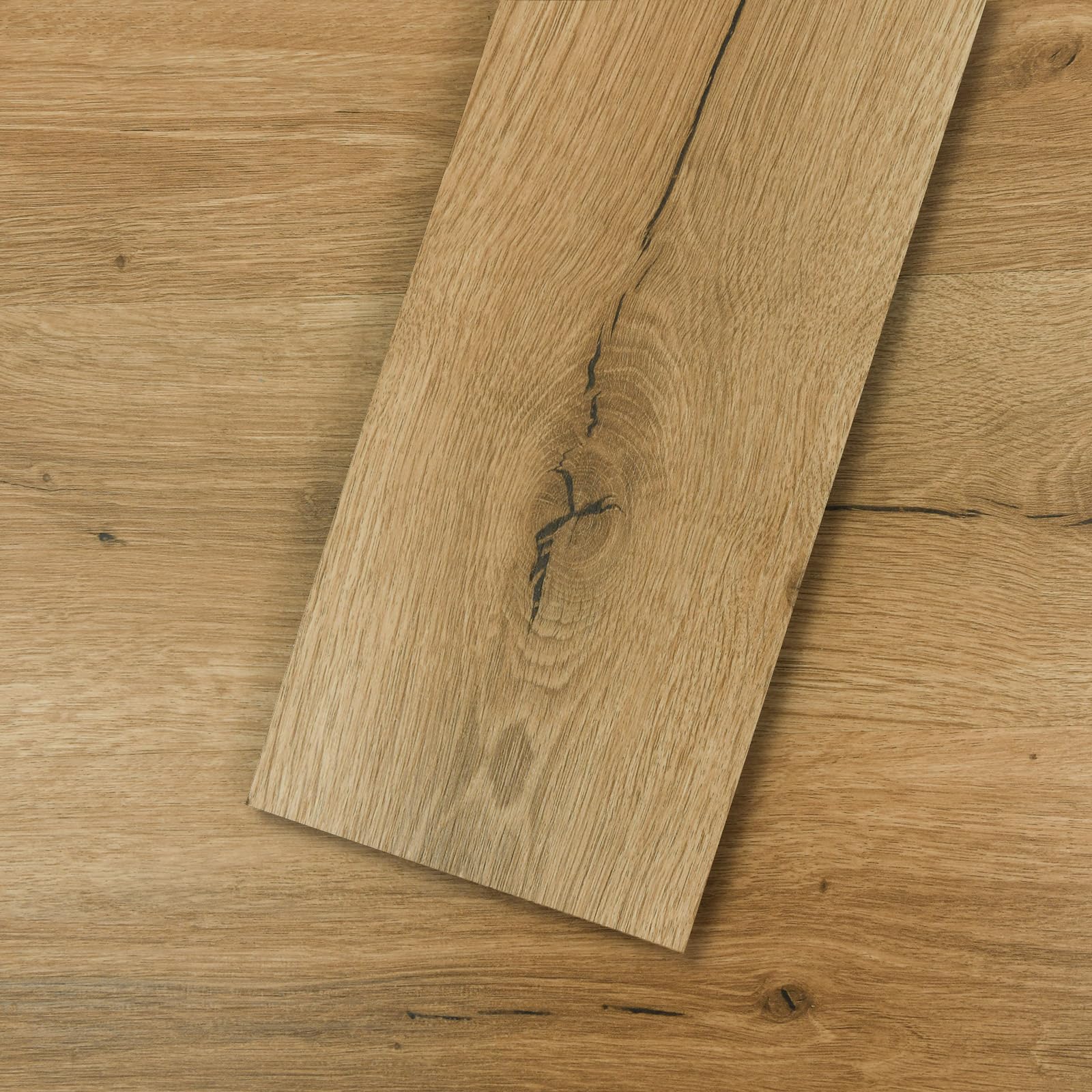 Mysflosy Peel & Stick Floor Tile, 36-Pack 54 Sq.Ft Waterproof Vinyl Flooring Self-Adhesive, Wood-Look Vinyl Planks for DIY Installation