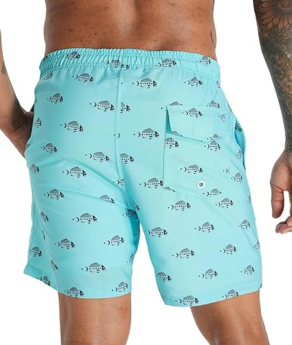 Vista 3 de APTRO - Traje de baño con forro de compresión para hombre, 5 pulgadas, trajes de baño para la playa