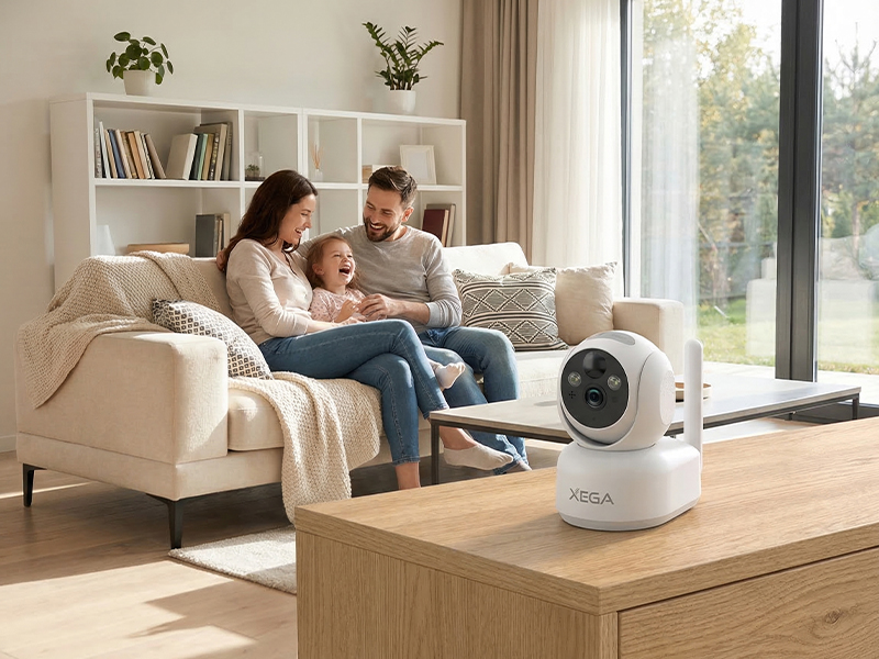 Xega Telecamera 4G LTE con SIM e Batteria 10000mAh – Portatile e Senza Fili per Esterno e Interno, Visione Notturna a Colori, Proiettore, Sirena, Allerte Istantanee via APP, Impermeabile[Senza WiFi