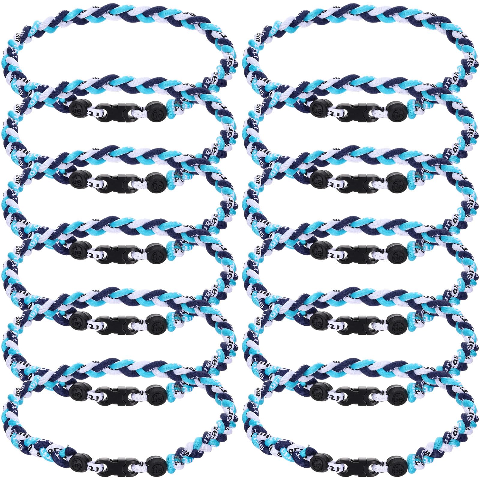 Zeyune 18" Baseball Necklace for Boys Three Braided Rope Tornado Titanium Baseball Rope Necklace Team Gifts for Sports