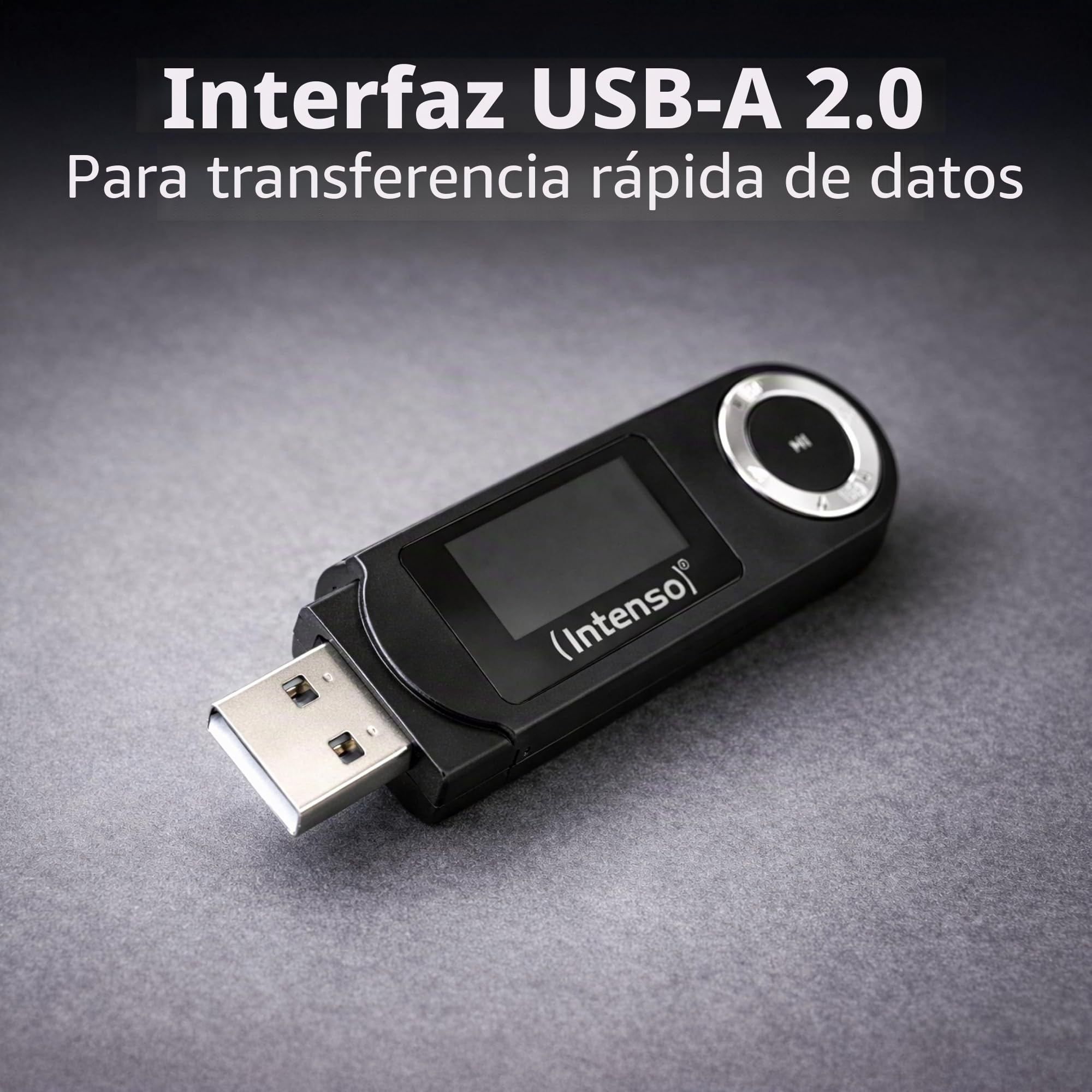 Intenso Reproductor de MP3 Music Walker de 16 GB, Color Negro