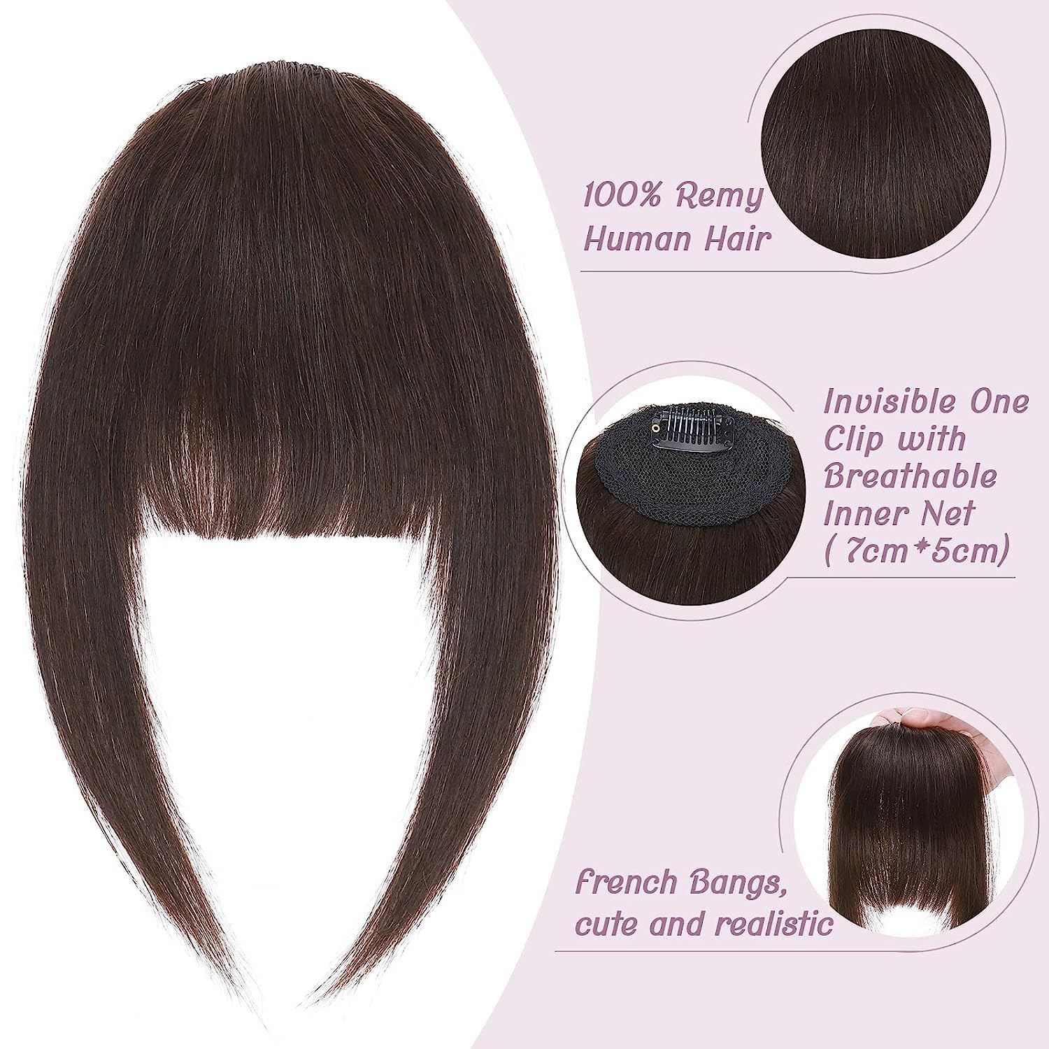 S-noilite Clip in Bangs - Image 2