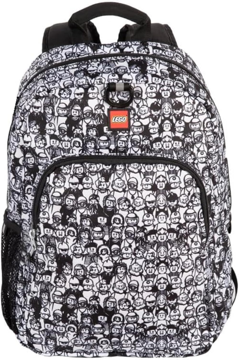 LEGO Iconic Prints Kids School Backpack Bookbag, for Travel, On-the-Go, Back to School, Boys and Girls, with Adjustable Padded Straps and Fun patterns, Crowd Color Me - Image 2
