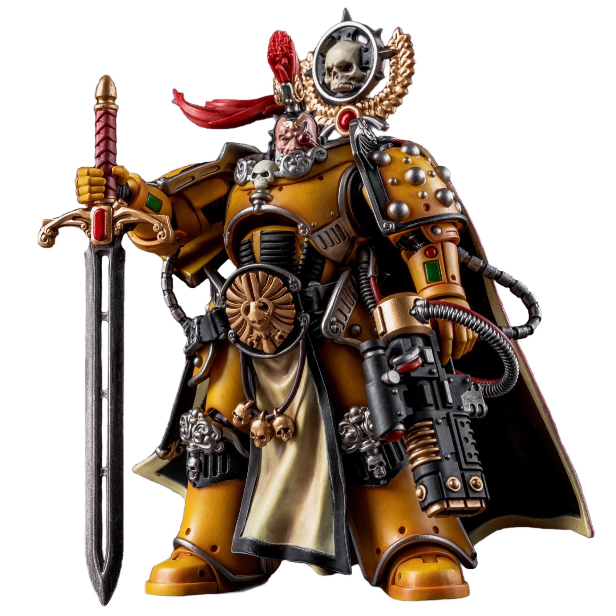 TOYVERSE JOYTOY 1/18 Warhammer The Horus Heresy Action Figure, Imperial Fists Legion Praetor with Power Sword, Movable Joints Character Model, Age 15+ โ image 1