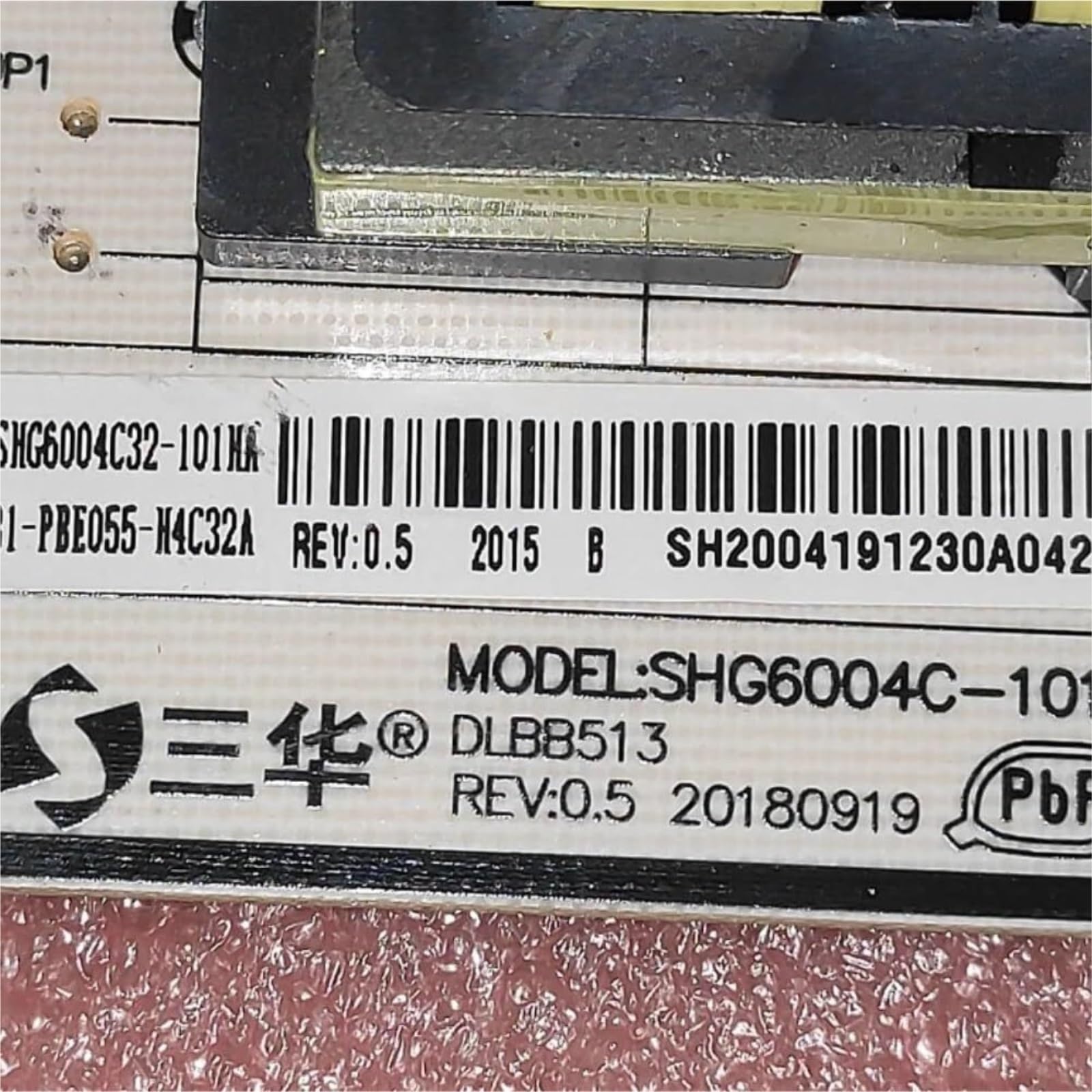 Dla DLBB513 SHG6004C-101H SGH6004C32-101H 81-PBE055-H4C32A LED TV listwa zasilająca prądu stałego 2 dane techniczne(Large current)