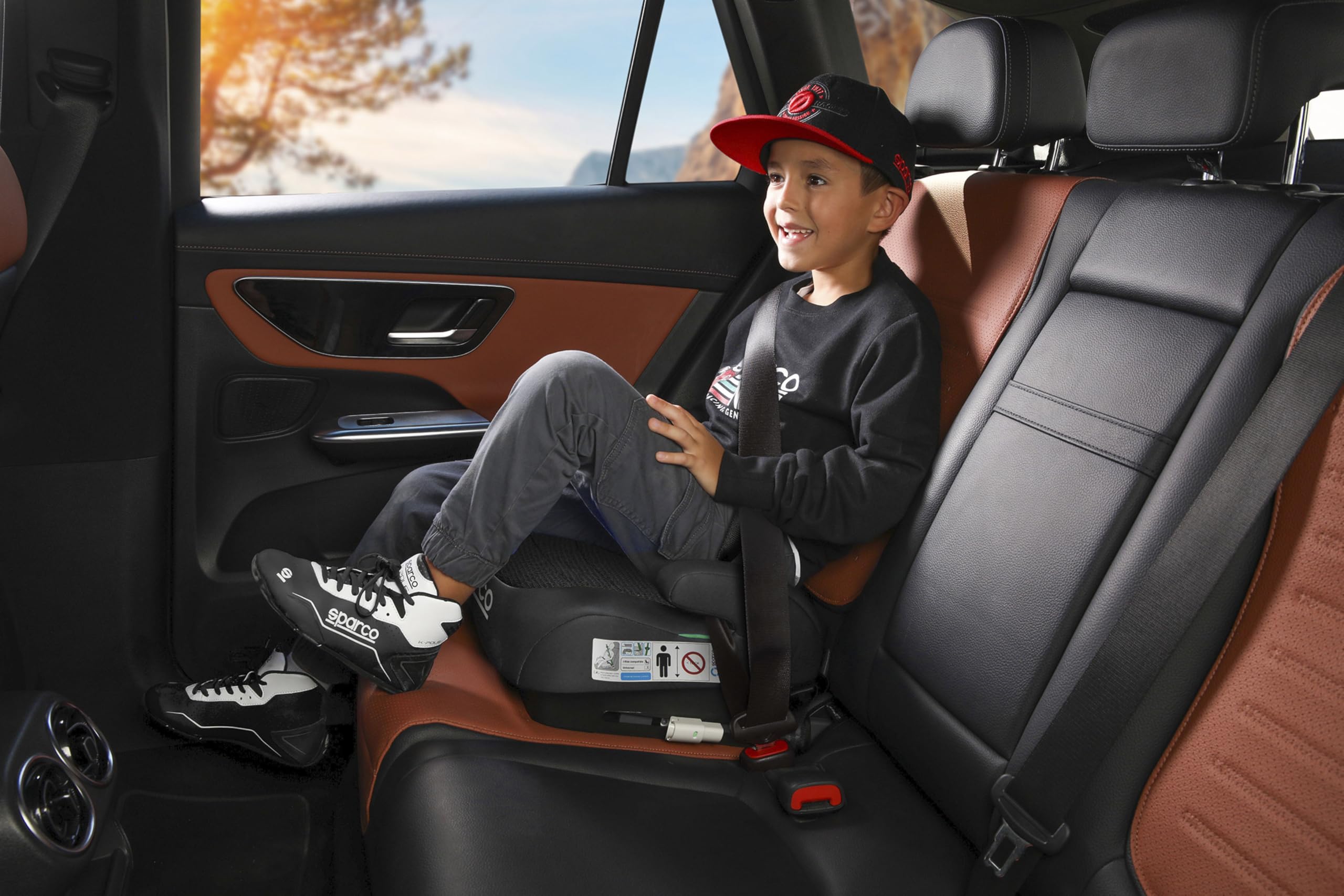 Sparco Rialzo auto ISOFIX R129/03 125-150 cm 6-12 anni senza schienale