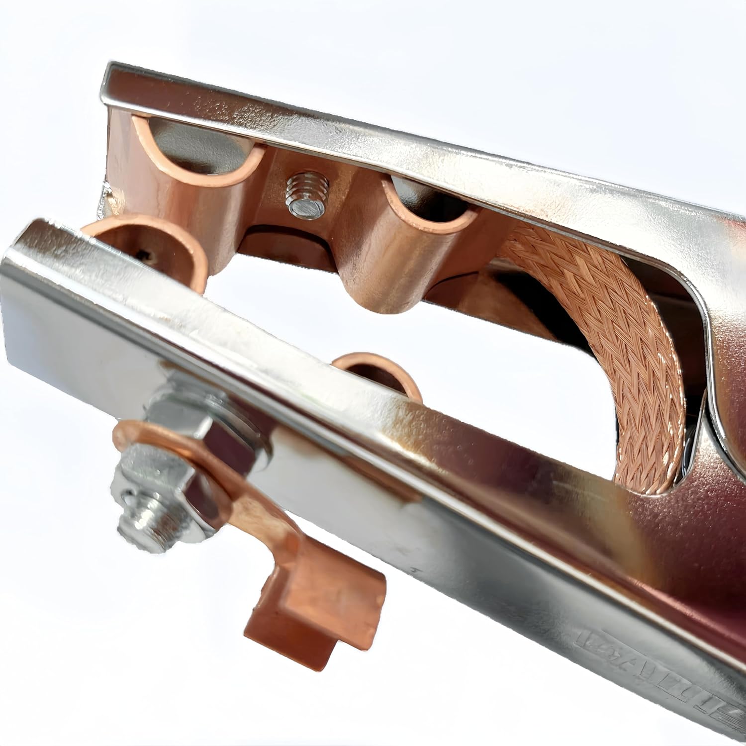 Welding Ground Clamp, ground clamp for welder Suitable for MIG MMA TIG ARC Plasma cutting welder（Large）