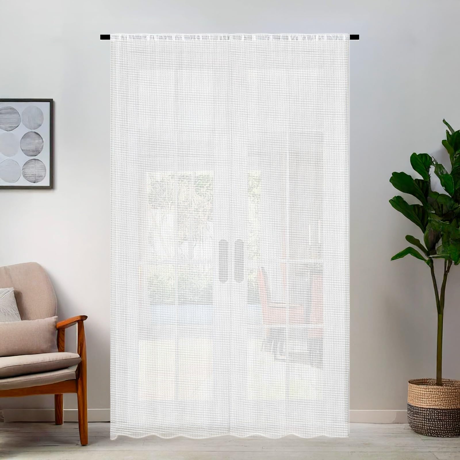 PARAMAISON Tenda Zanzariera, Tunnel Passante Retinata Piombata Antimosche Antizanzara Waterproof | Pannello 150x250cm Verde