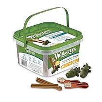 WHIMZEES Box Varietà M, 28 Pezzi – Taglia M, Snack per Cani di Taglia Media, Naturali & Senza Cereali, Vegetariane, Senza Zuccheri Aggiunti