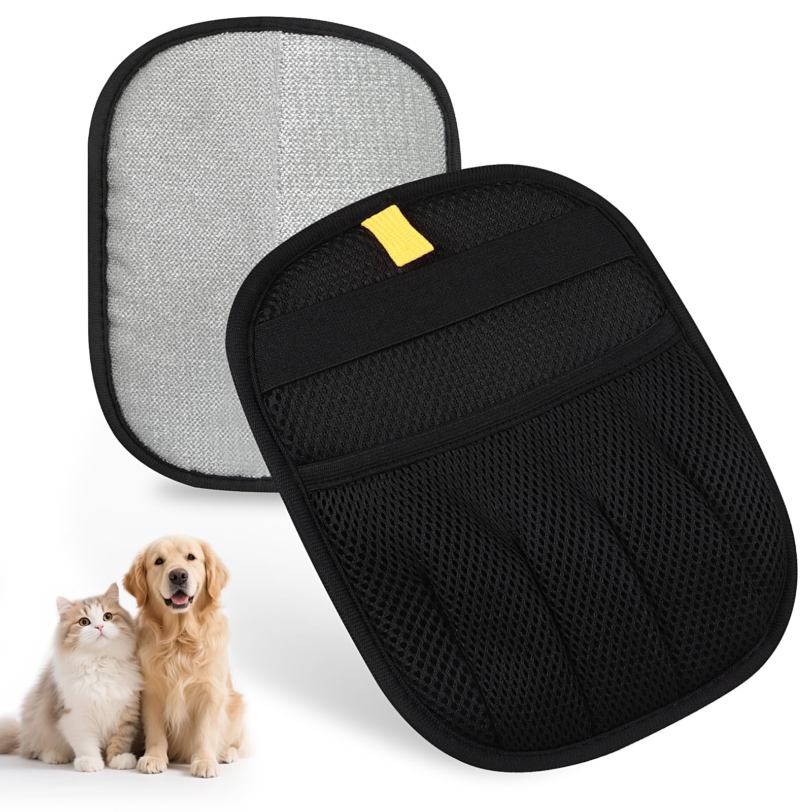 抜け毛キャッチグローブ、アップグレード版の五本指静電気ペット毛取り手袋は、猫や犬の毛を衣類、ソファ、カーペット、車のシートから取り除くための製品です