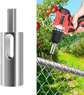 for EZ Twist Ties 9 Gauge Drill Chuck Tool, Compatible with 3/8" Power Drills, Designed for Quick and Efficient Fixing of Chain Link and Loop Fences, Use In Chain Link Fence Construction and Repairs