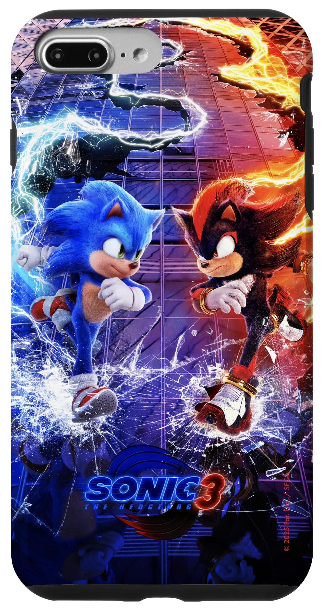 iPhone 7 Plus/8 Plus Sonic the Hedgehog 3 - Sonic VS Shadow Case