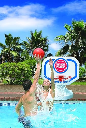 Miniatura 2 de Poolmaster 72908 Detroit Pistons NBA USA Juego de baloncesto junto a la piscina
