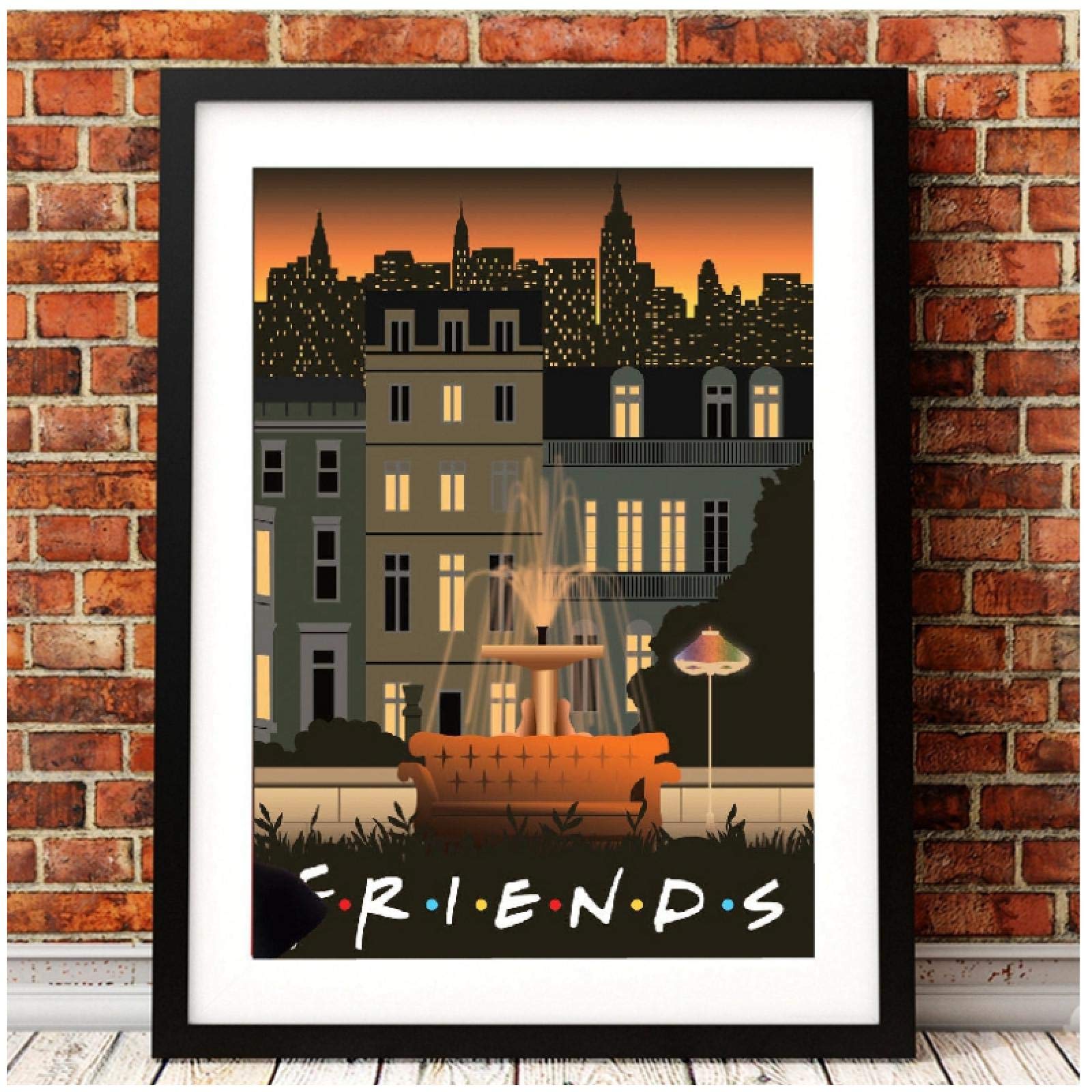 Poster Handmade Moreno-Mata - Graffiti Fatti A Mano Di Chandler E Joey (Friends) - Foto 7