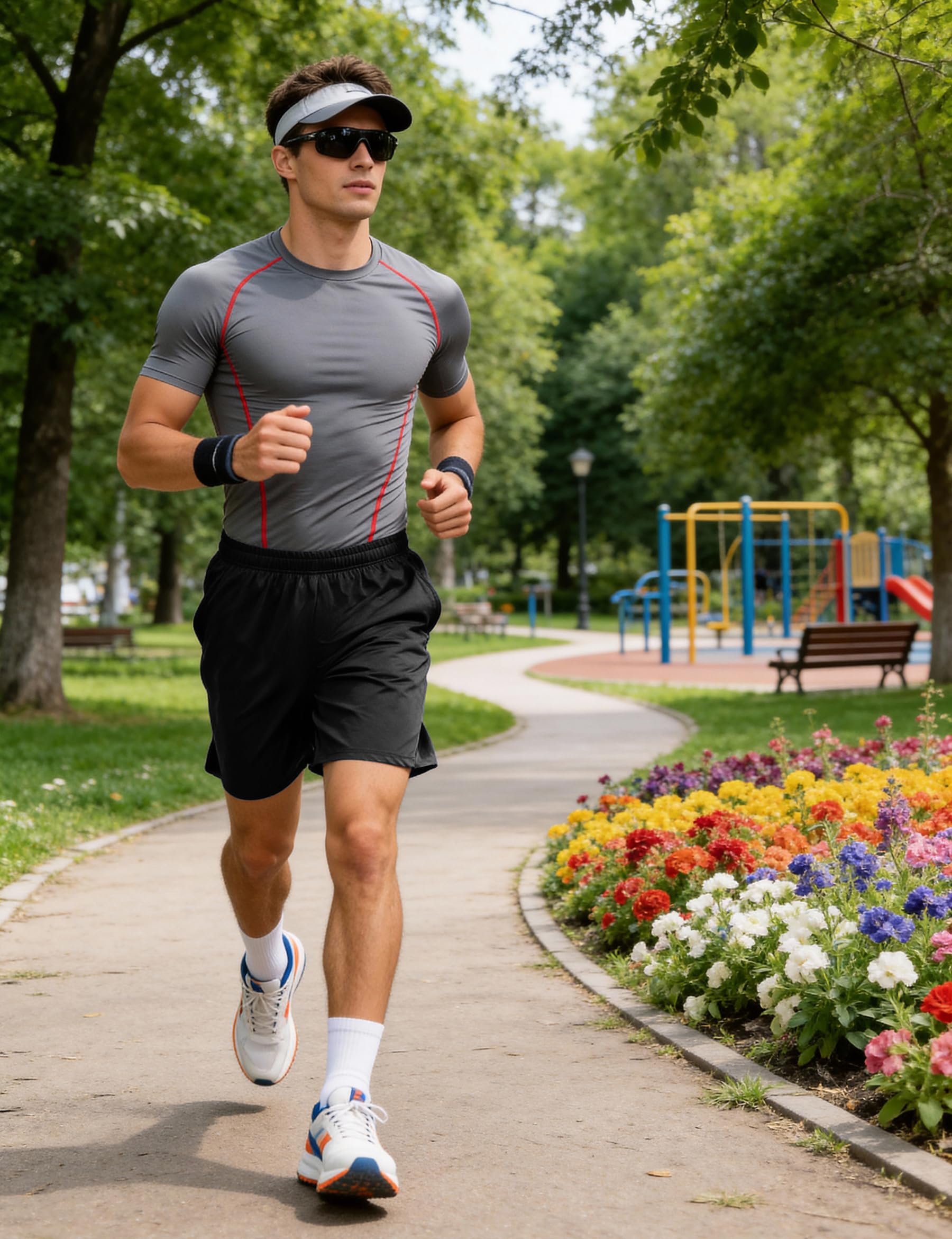 Uniexcosm Pantalones Cortos Hombre Deporte con Bolsillo Running Shorts Ligeros Tenis Fitness Atletismo