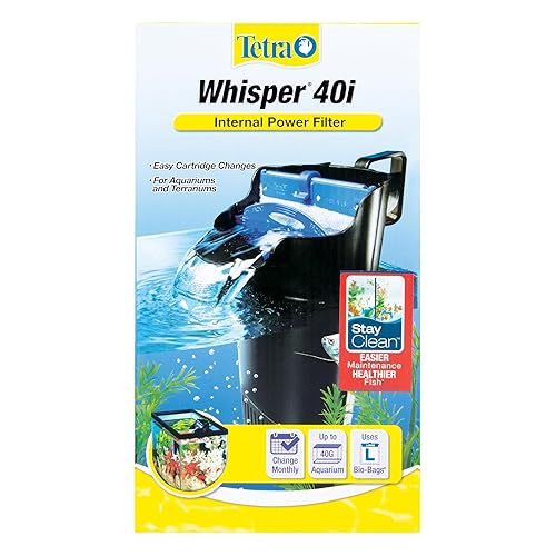 Tetra Whisper Internal Filter For Aquariums 20 To 40 Gallons,