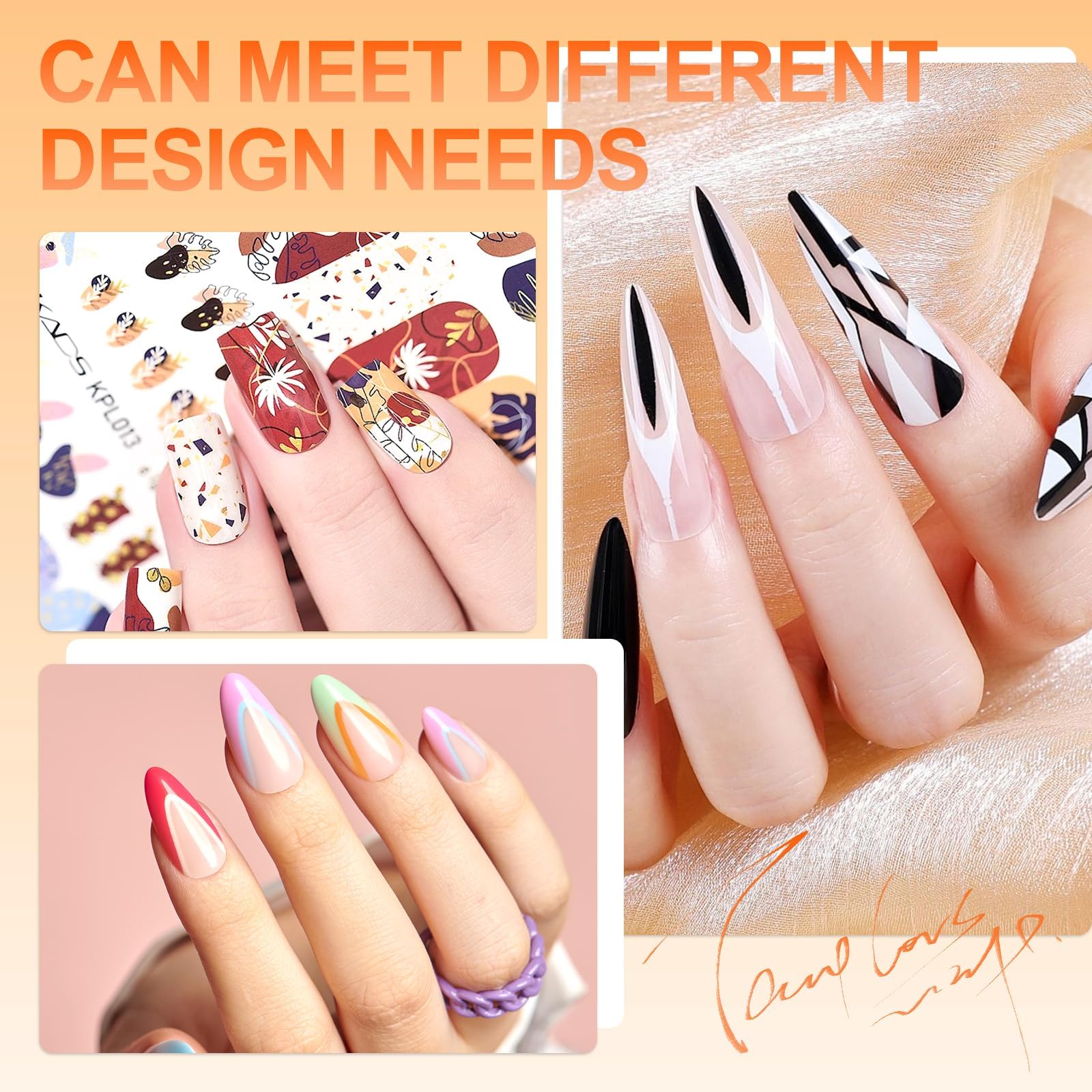 Sularpek Pincel Fino para Uñas, 5 Piezas Pinceles Uñas Gel Profesionales, Pinceles de Uñas de Detalle, Pinceles Nail Art para Casa Bricolaje de Uñas, Pintar y Decoración de Uñas (Negro)