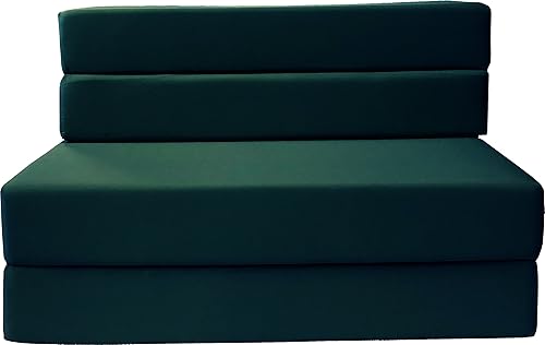 Miniatura 10 de D&D Futon Furniture Colchón plegable de espuma, sofá cama, camas de invitados (tamaño matrimonial, morado) Púrpura,Negro -,Marrón,Borgoña,Gris,Verde