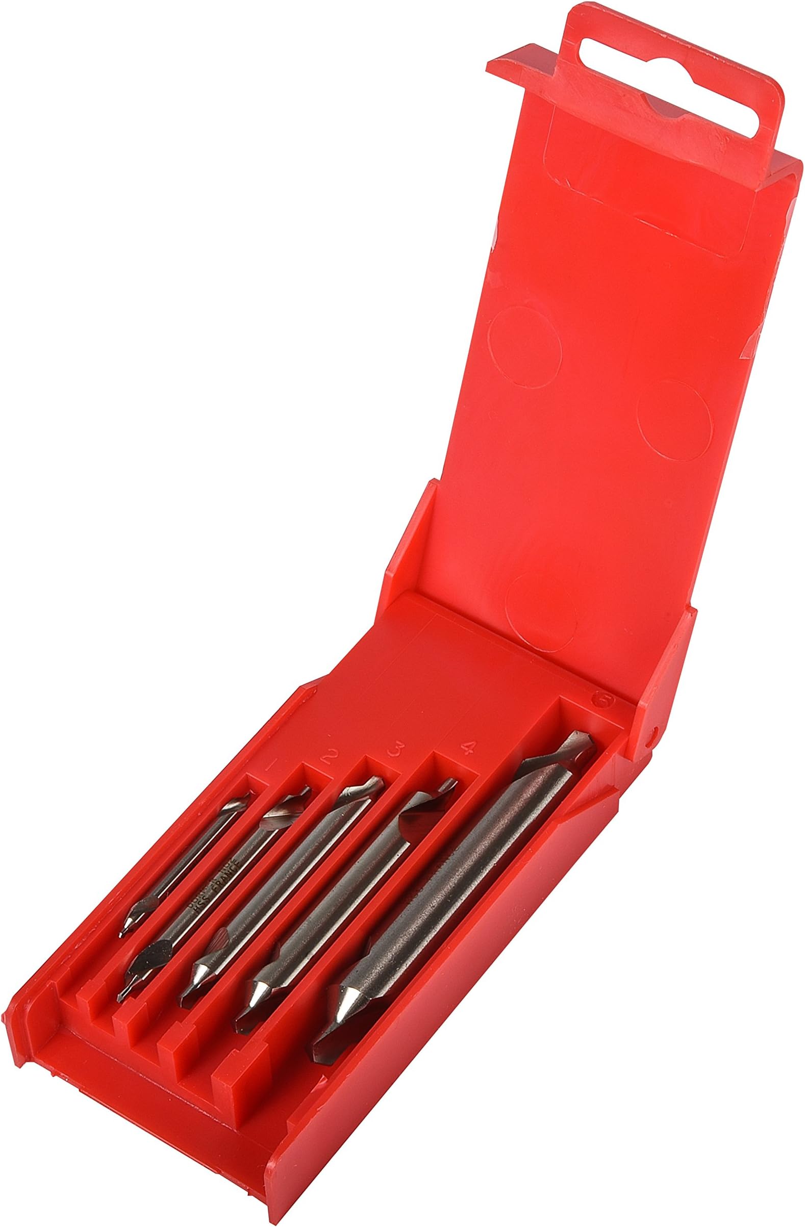 Dormer A221SET Centre Drill Set, #A221, Bright Coating, Cobalt High Speed Steel