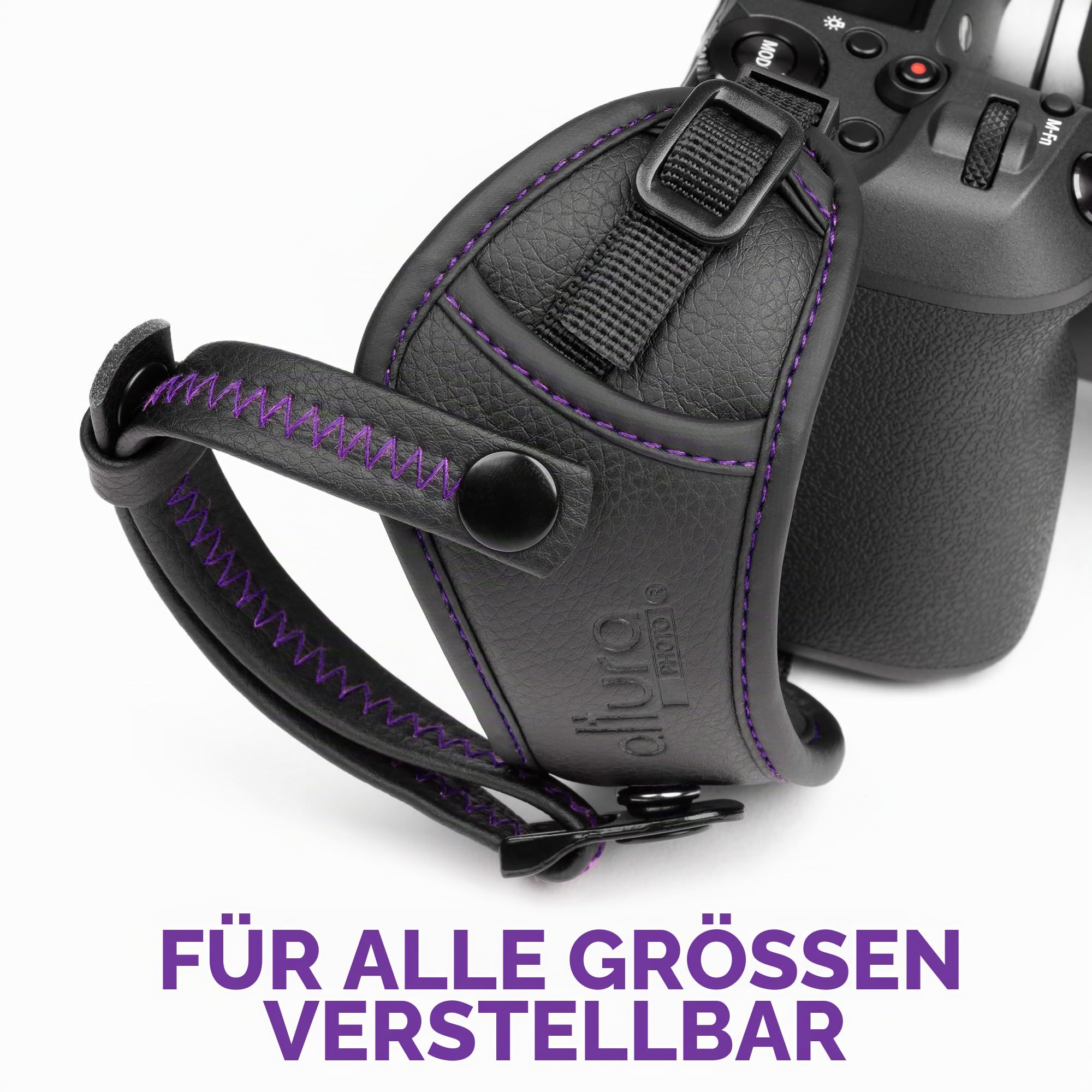 Altura Photo Kamera-Handschlaufe – sicherer Kameragriff, gepolsterte von für DSLR und spiegellose Kameras Kameragurte Fotografen kompatibel mit Kamera-Umhängeband