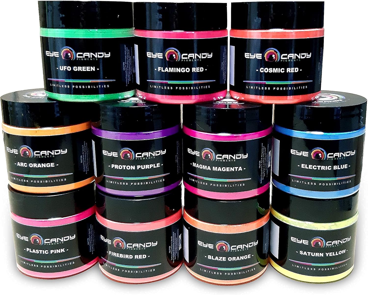 Eye Candy Pigments Premium Mica Powder - Magma Magenta (50gr) - for Epoxy, Resin, Soap, Paint, Woodworking, Acrylic Pouring, Bath Bombs, Fishing Lures - DIY Arts and Crafts Additive