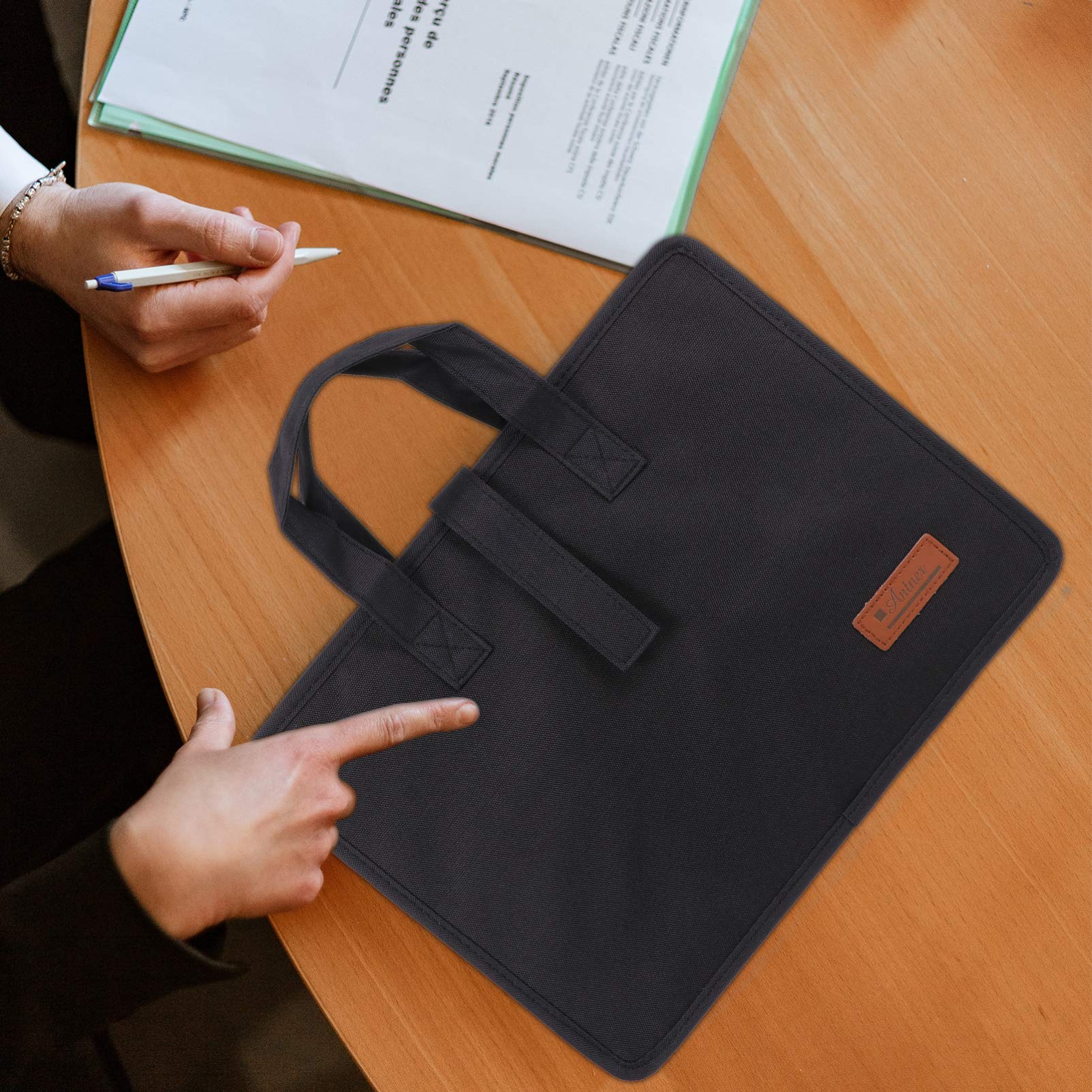 Baluue Cartella Portatile Con 13 Tasche Organizer Per Documenti in Formato Legale Forniture Per Ufficio