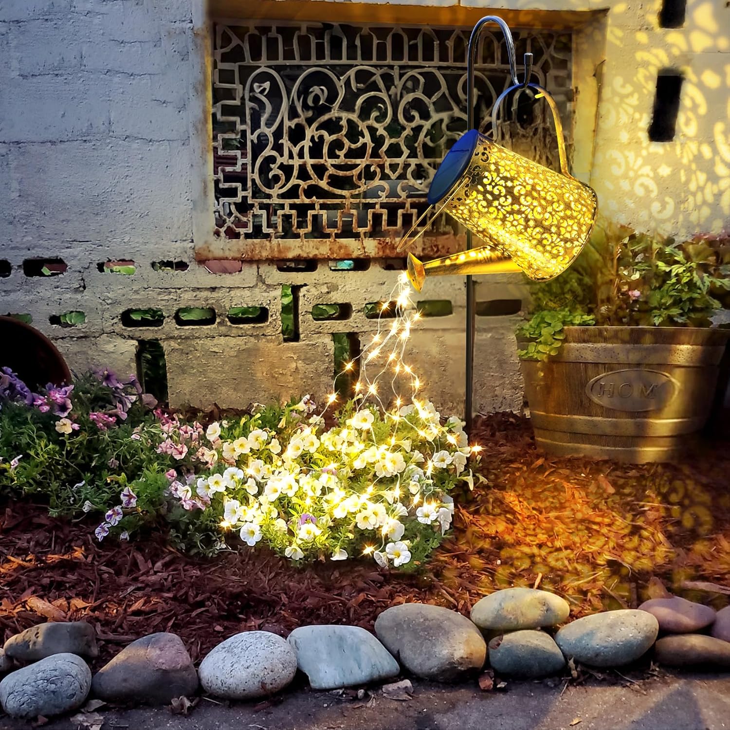 Anordsem Solar Lanterns Outdoor for Homeowners: Metal...