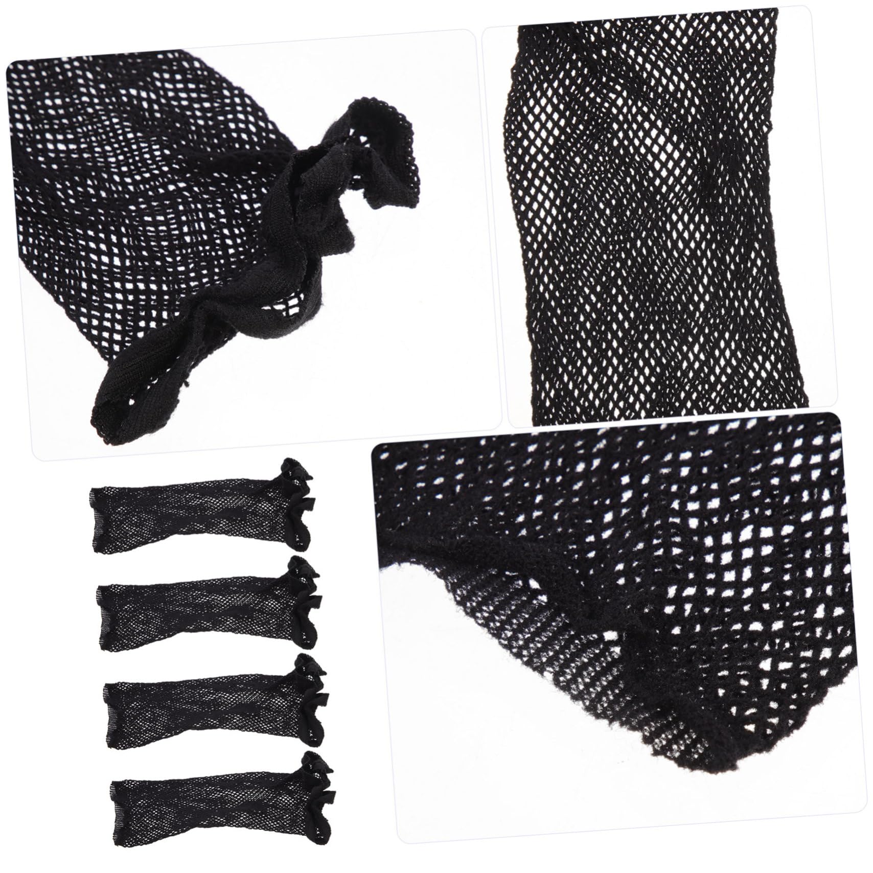 CANIGHT Adjustable Mesh Cap Wig Covers 8pcs Women Hair Accessories Hairnets for Women