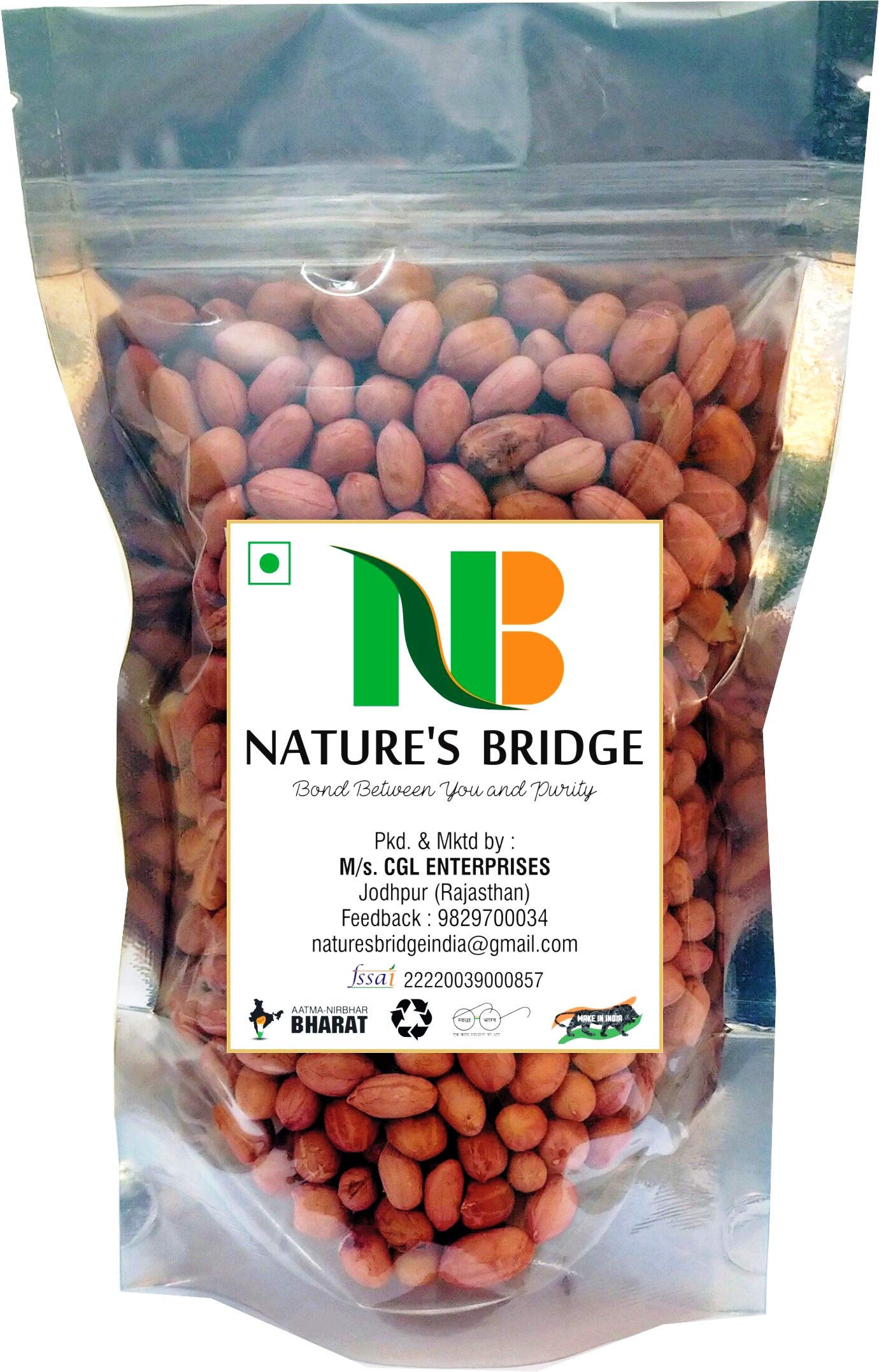 Natures Bridge Peanuts 250 Gm / Sing Dana / Mungfali Dana / Peanut Whole / Raw Peanuts (Groundnuts) (B08LNZ3TMB) Amazon Price History, Amazon Price Tracker