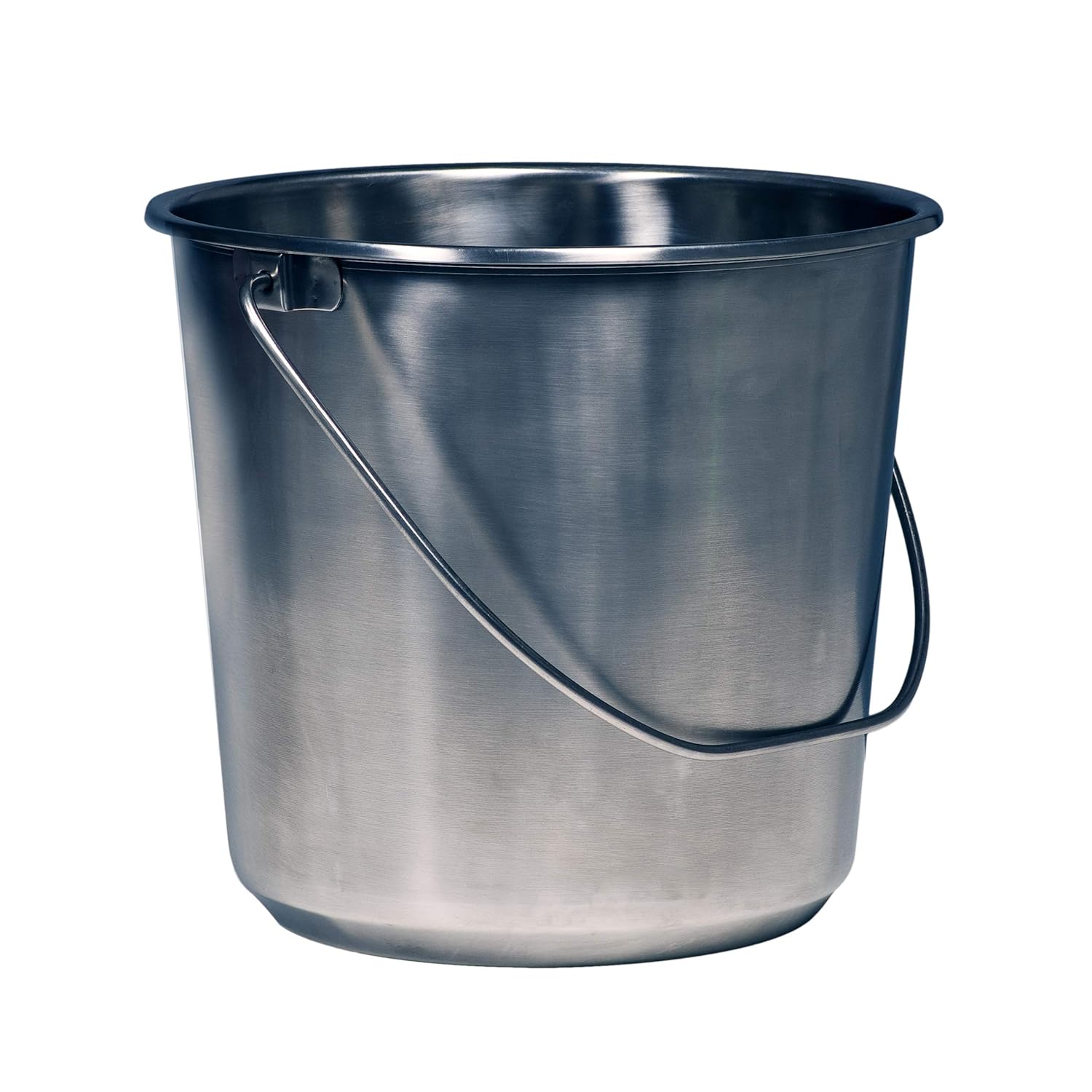 Graham-Field Stainless Steel Kick Bucket with Rolling Stand – 12.5 Quart Capacity