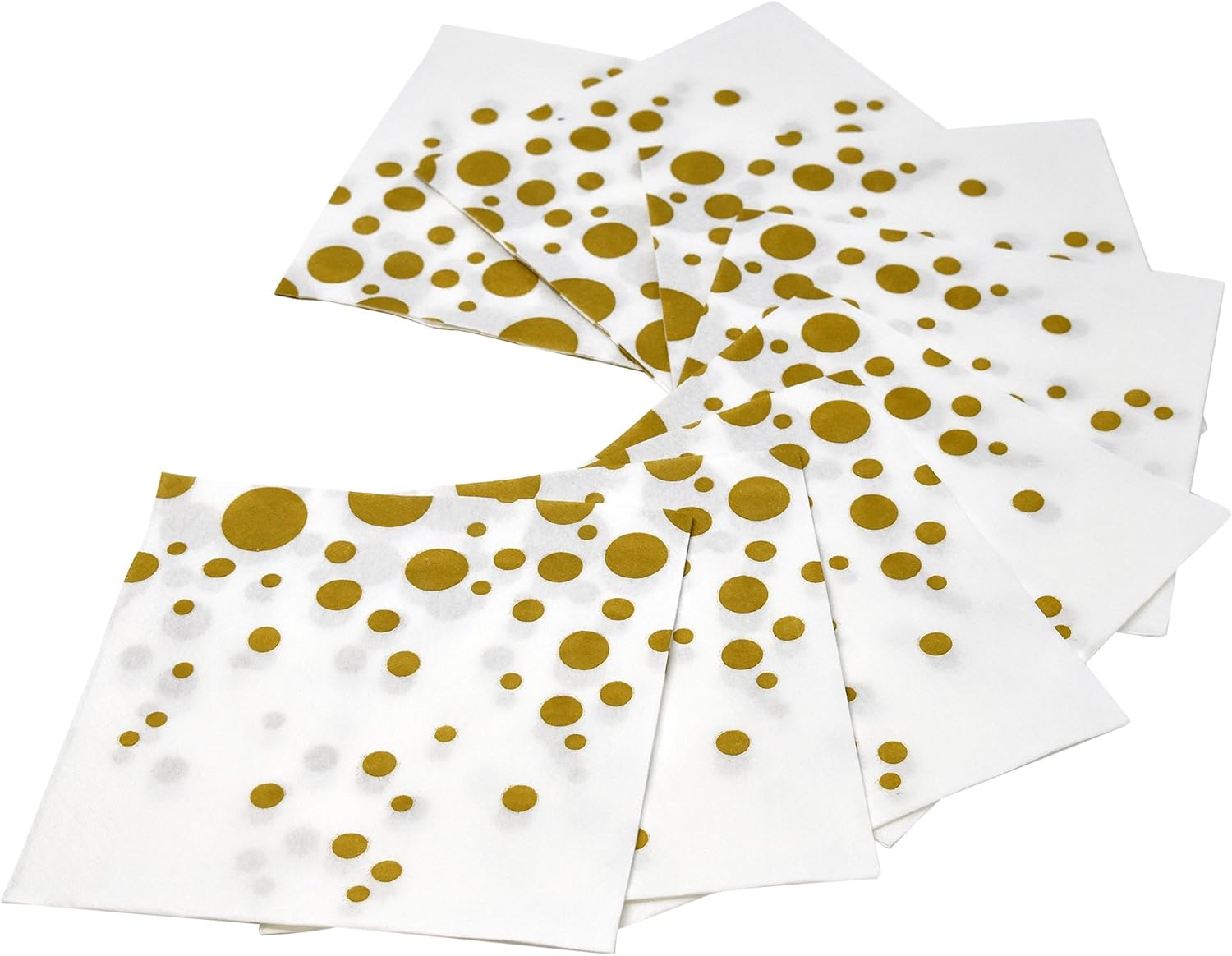 Hоlіdау Dеаlѕ 🛒 100 White Decorative Gold Dots Paper Luncheon Napkins Bulk Pack for Birthday Baby Bridal Shower Wedding 50th Anniversary Dinner and Confetti Party Supplies by Gift Boutique Frее Shірріng оƒƒеr 100 White Decorative Gold Dots Paper Luncheon Napkins Bulk Pack for Birthday Baby Bridal Shower Wedding 50th Anniversary Dinner and Confetti Party Supplies by Gift Boutique