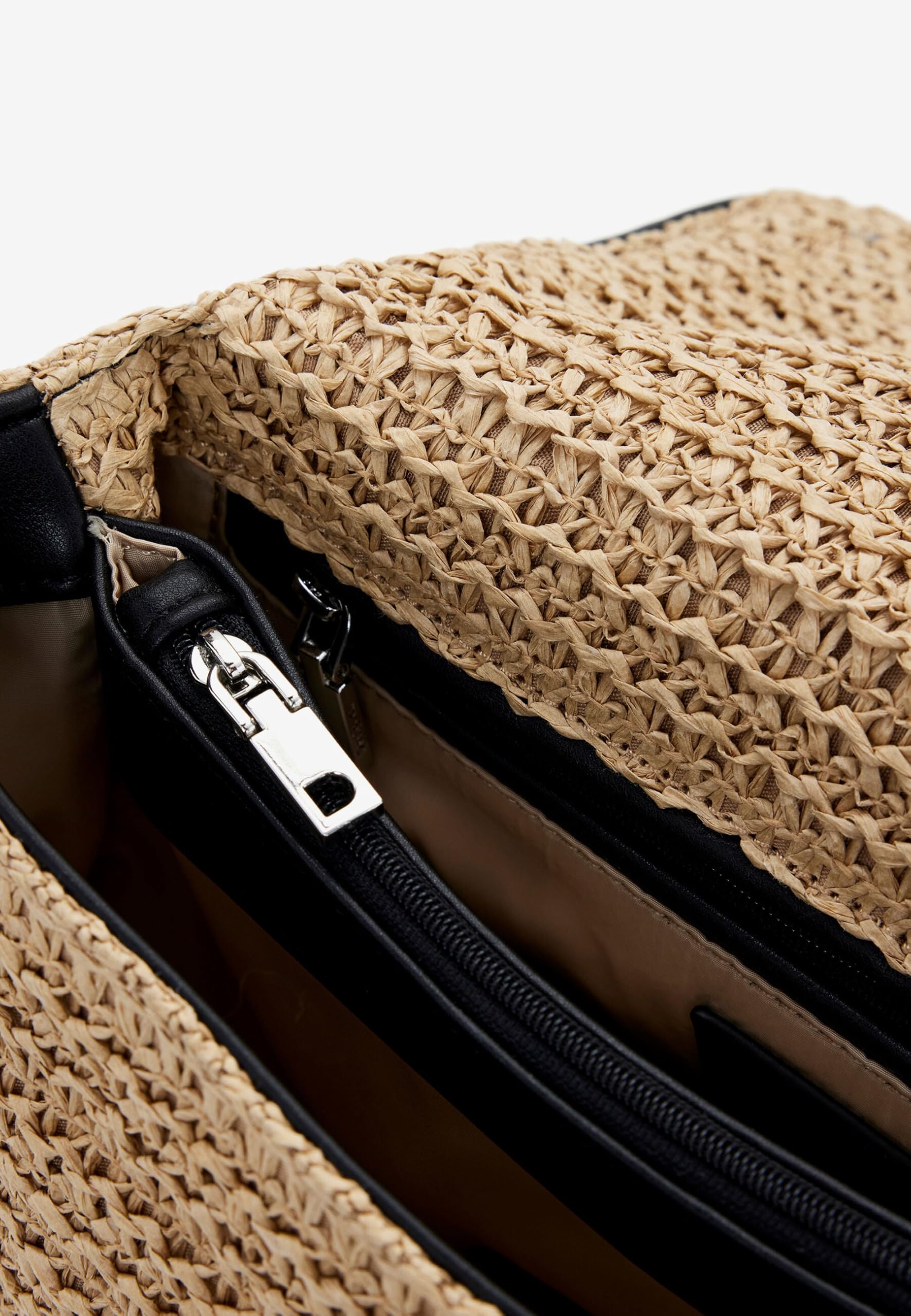 Desigual BACK_HALF LOGO RAFFIA H, U, 1014 NATURAL