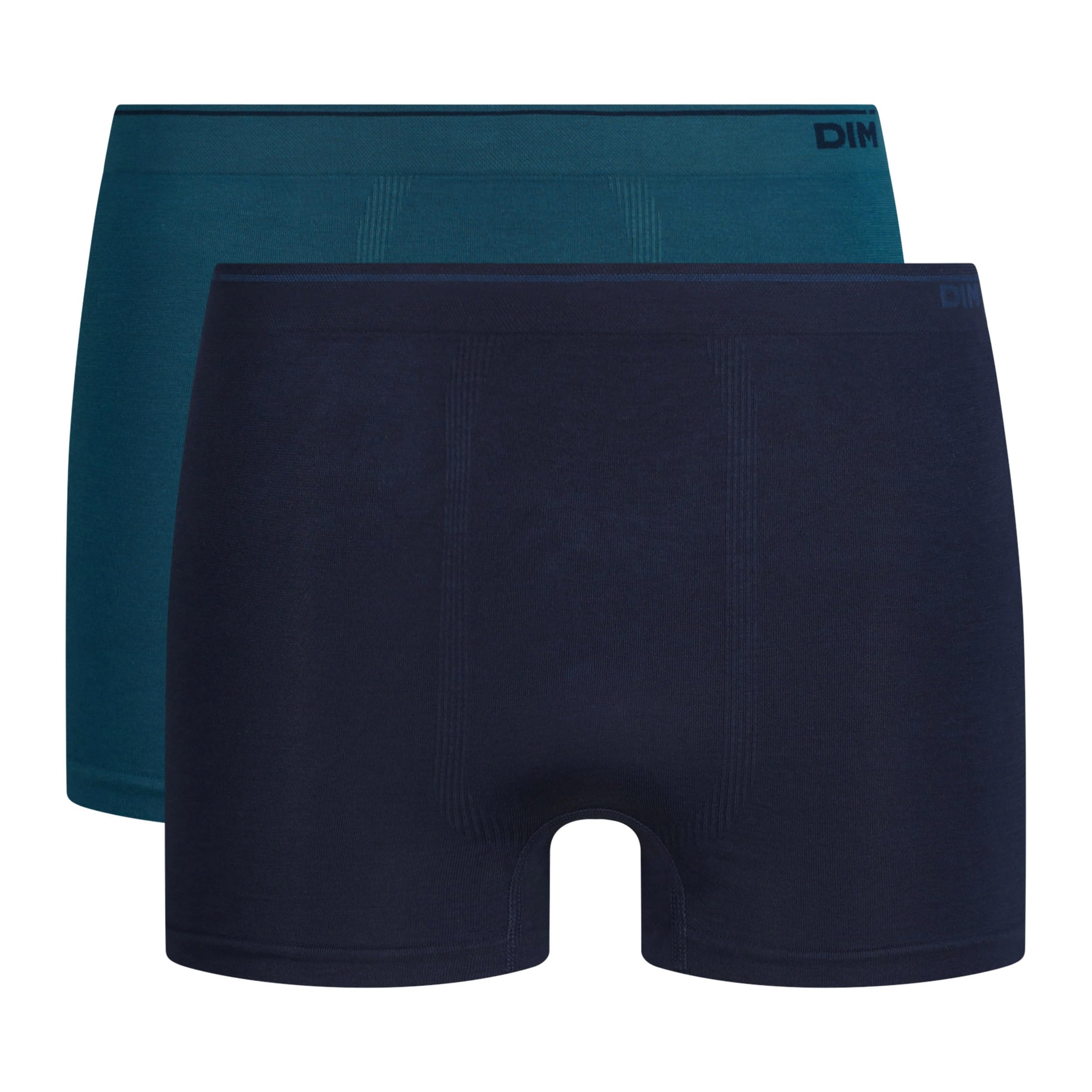 DIM Men - Seamless Cotton x2 | Ultra Stretch Comfort Boxer Shorts | Soft Cotton | Invisible Finish | Optimal Support