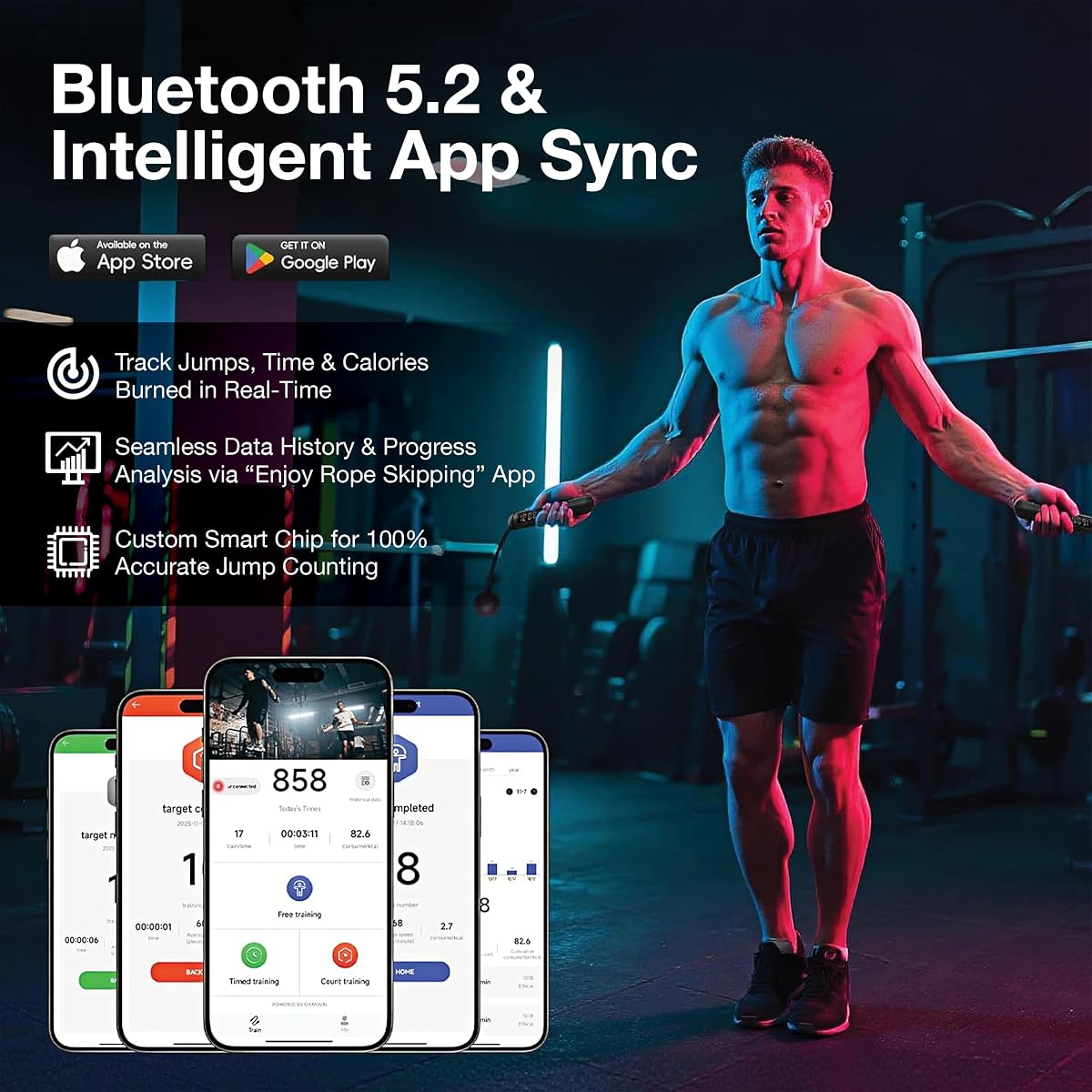 JumpSmart Pro Smart Jump Rope view 2