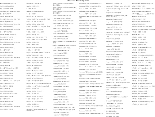 Miniatura 4 de Renthal paredes huecas de 1 1/8" manubrio Kevin Windham Bend rojo para Yamaha Super Tenere 1200 2012 – 2018