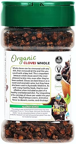 Vista 11 de Rani Cloves Powder (Laung) - Tarro de PET de 3 onzas (3.00 oz), totalmente natural, apto para gluten, sin OMG, vegano, origen indio