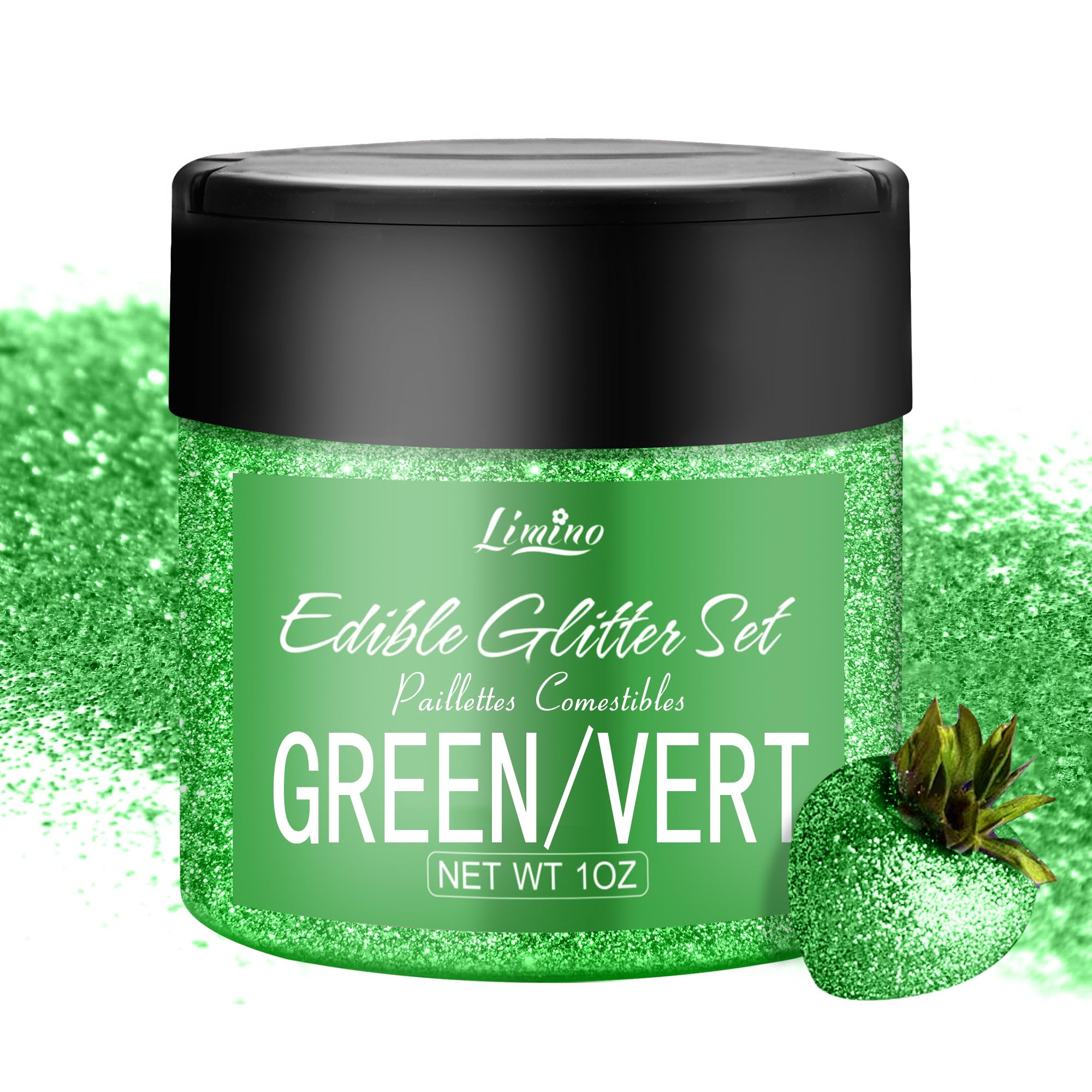 Edible Glitter - 30g Edible Luster Dust Metallic Food Grade Coloring Glitter for Drinks, Cake Decorating, Baking - Edible Dust Powder Shimmer Sprinkle