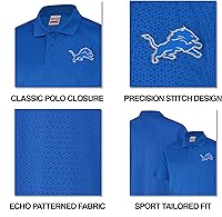 Vista 5 de Ultra Game - Polo de jersey de la NFL para hombre, súper suave y de secado rápido