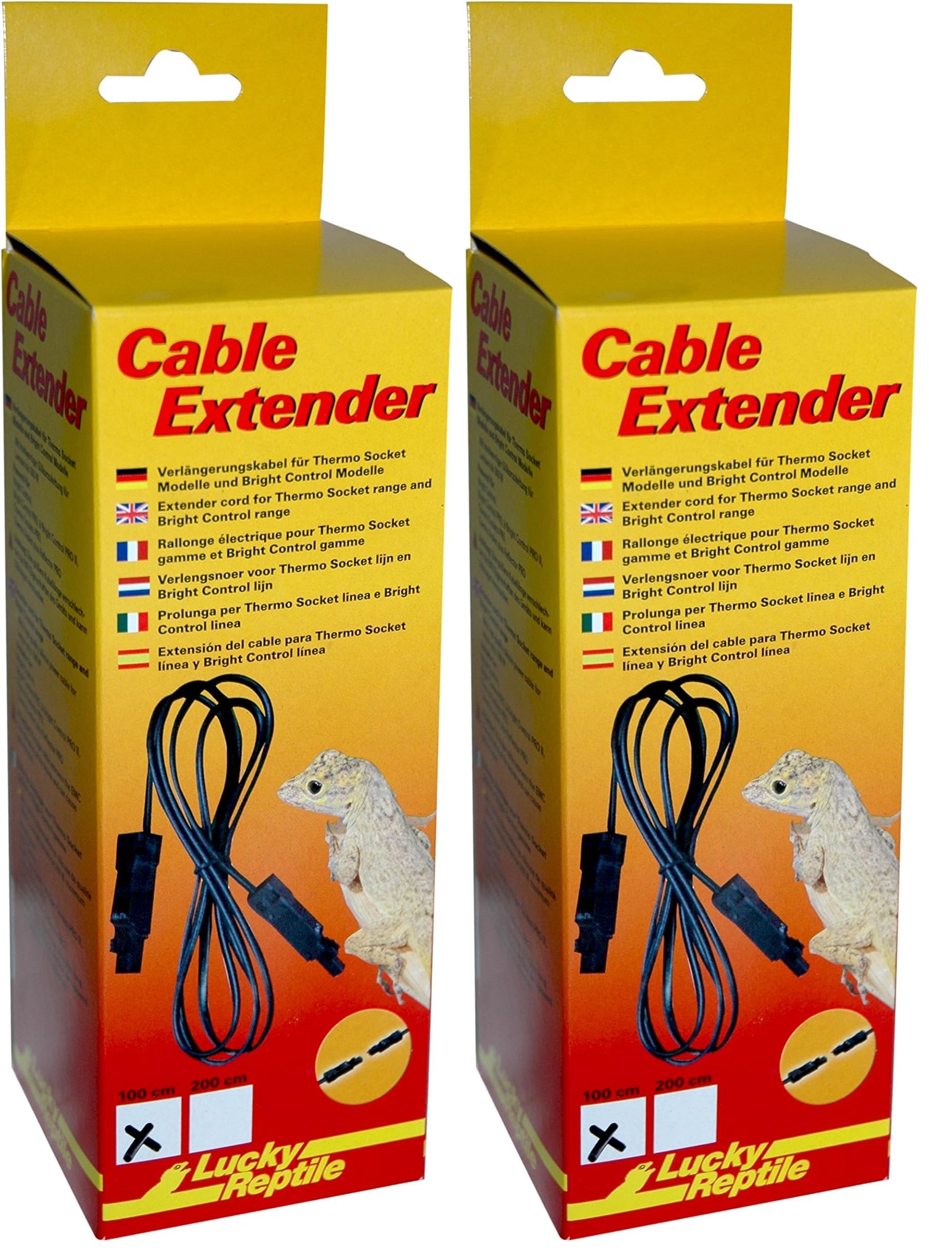 Lucky Reptile Cable Extender, Länge:100 cm (Packung mit 2)