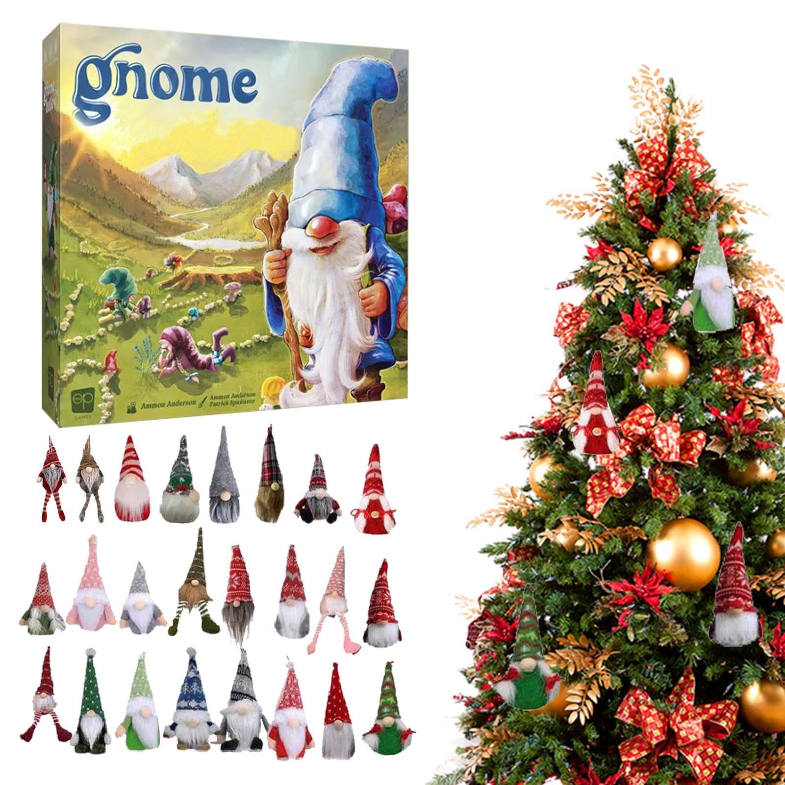 Świąteczny kalendarz adwentowy Gnome,Kalendarz adwentowy świąteczny Gnome