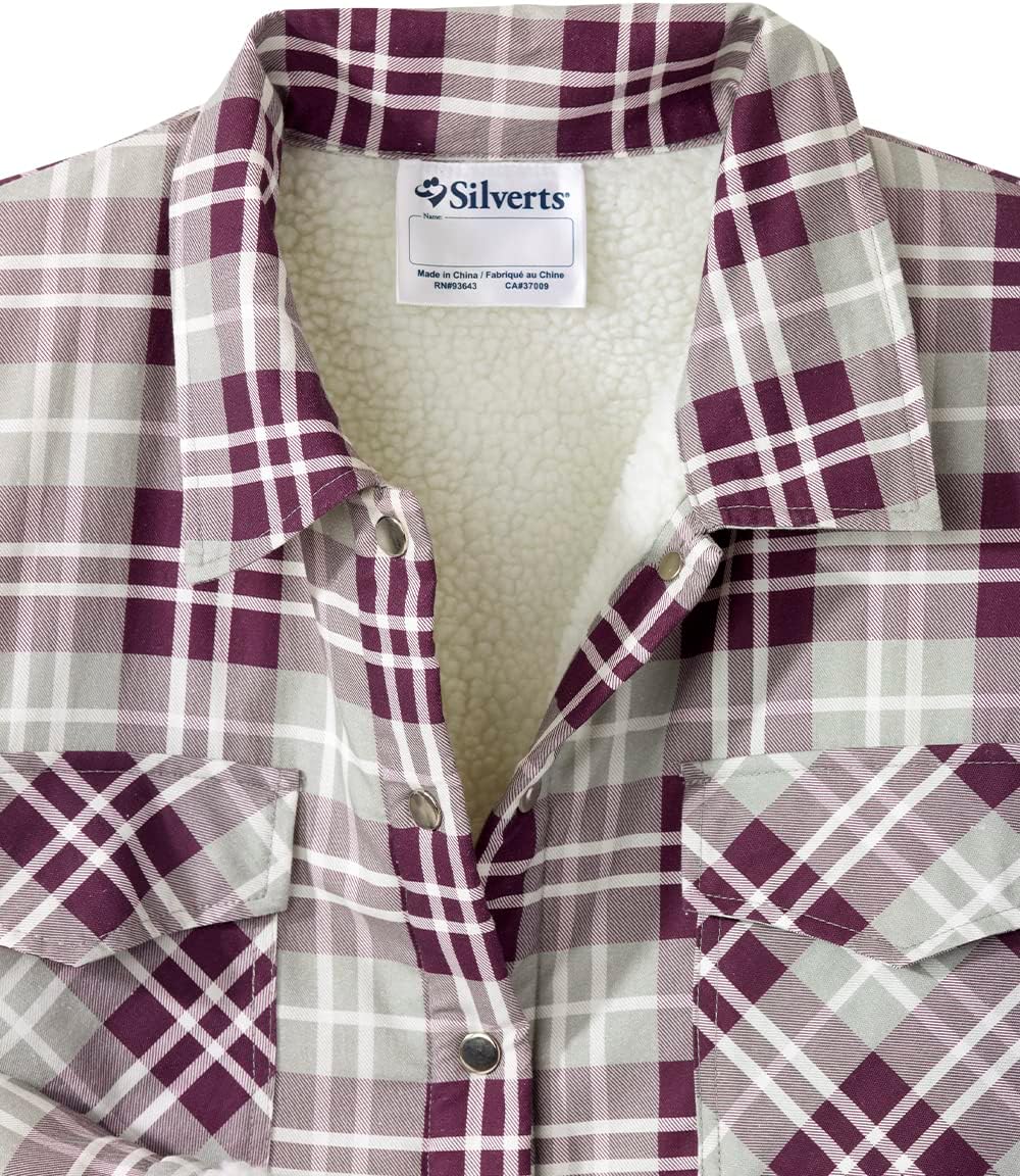 Men’s Magnet Close Adaptive Sherpa Lined Shirt Jacket - Image 3