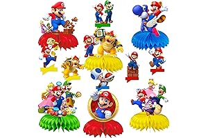 Super Mario Party Honeycomb Decorations: Delightful Centerpieces for Mario-Themed Celebrations